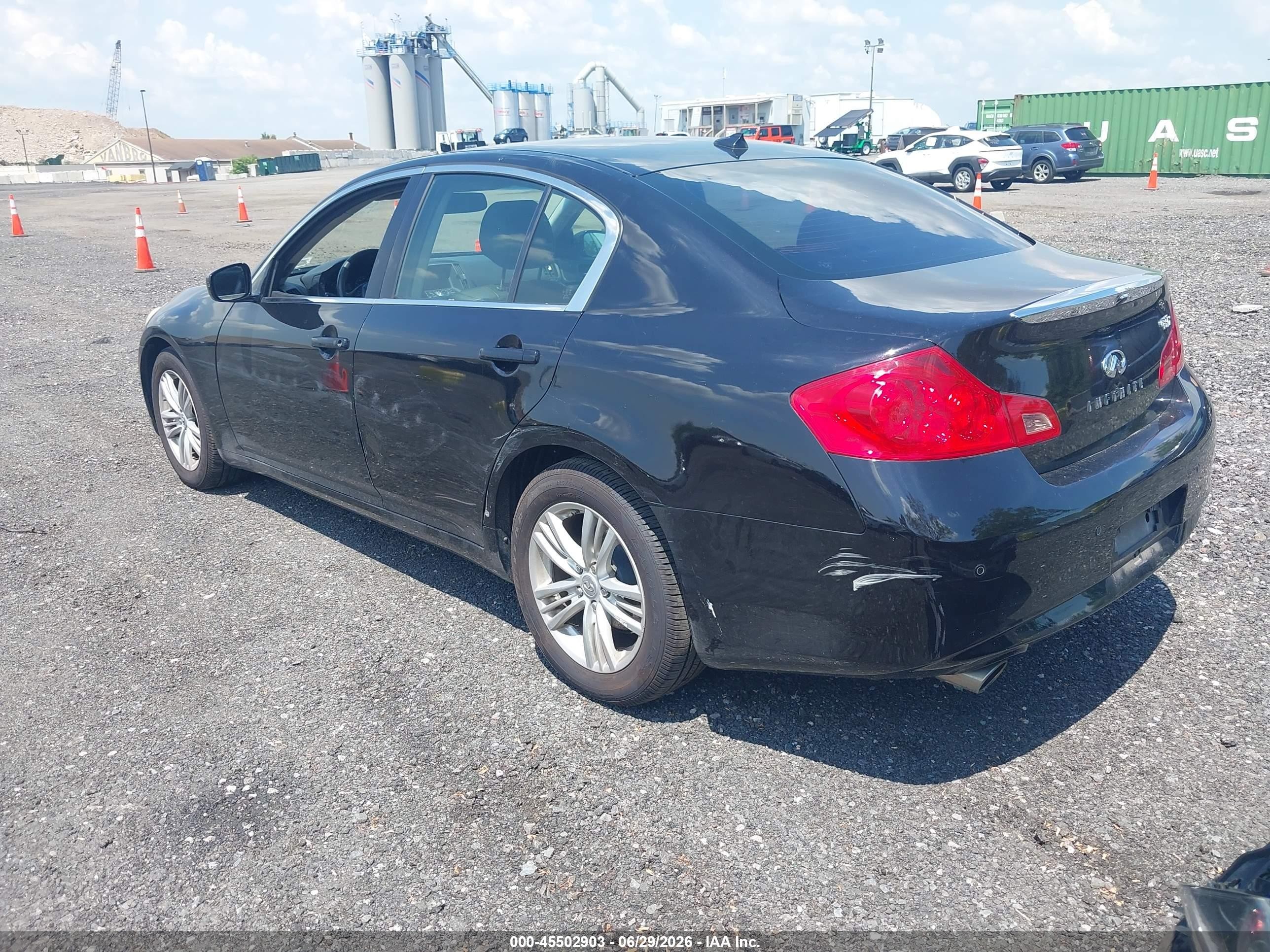 2012 Infiniti G37x   Black vin: JN1CV6AR8CM976834