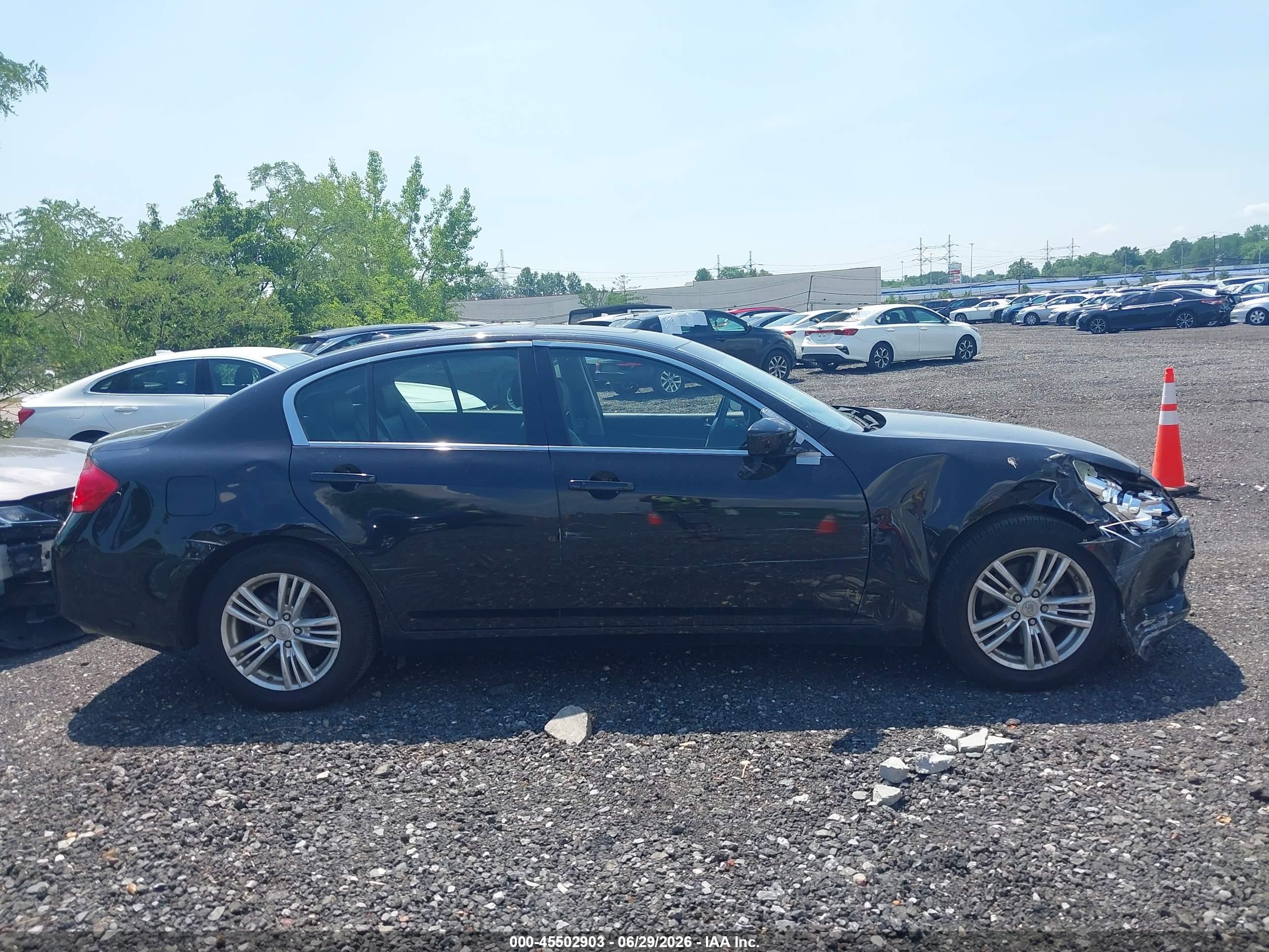 2012 Infiniti G37x   Black vin: JN1CV6AR8CM976834