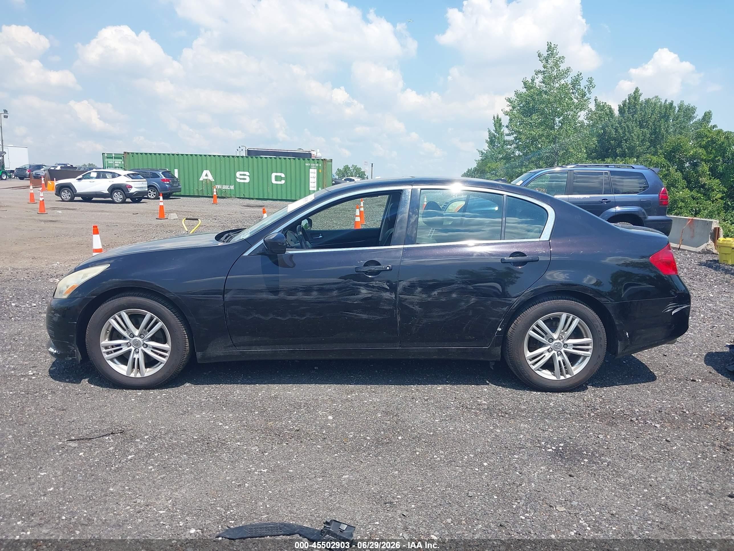2012 Infiniti G37x   Black vin: JN1CV6AR8CM976834