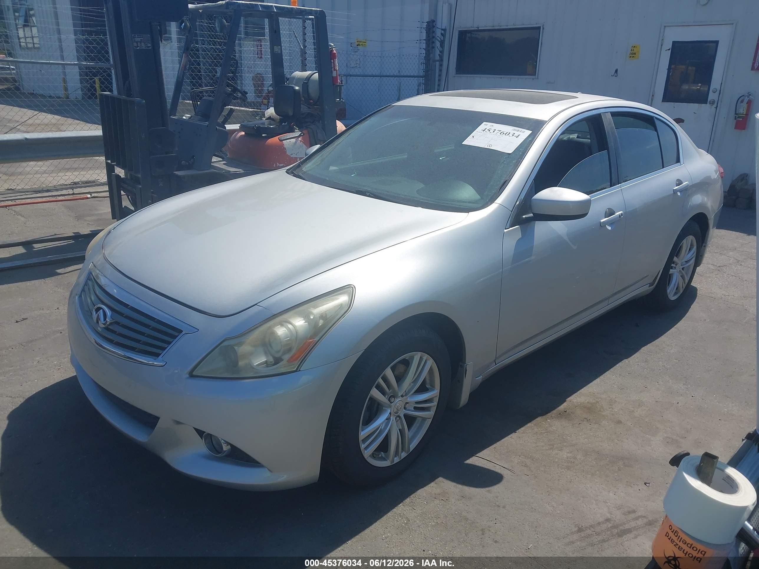 2013 Infiniti G37x   Silver vin: JN1CV6AR8DM350119