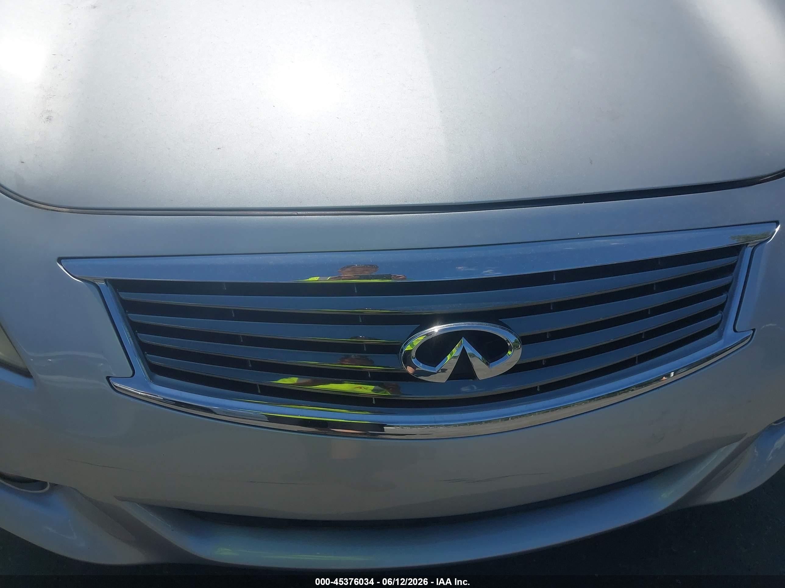 2013 Infiniti G37x   Silver vin: JN1CV6AR8DM350119