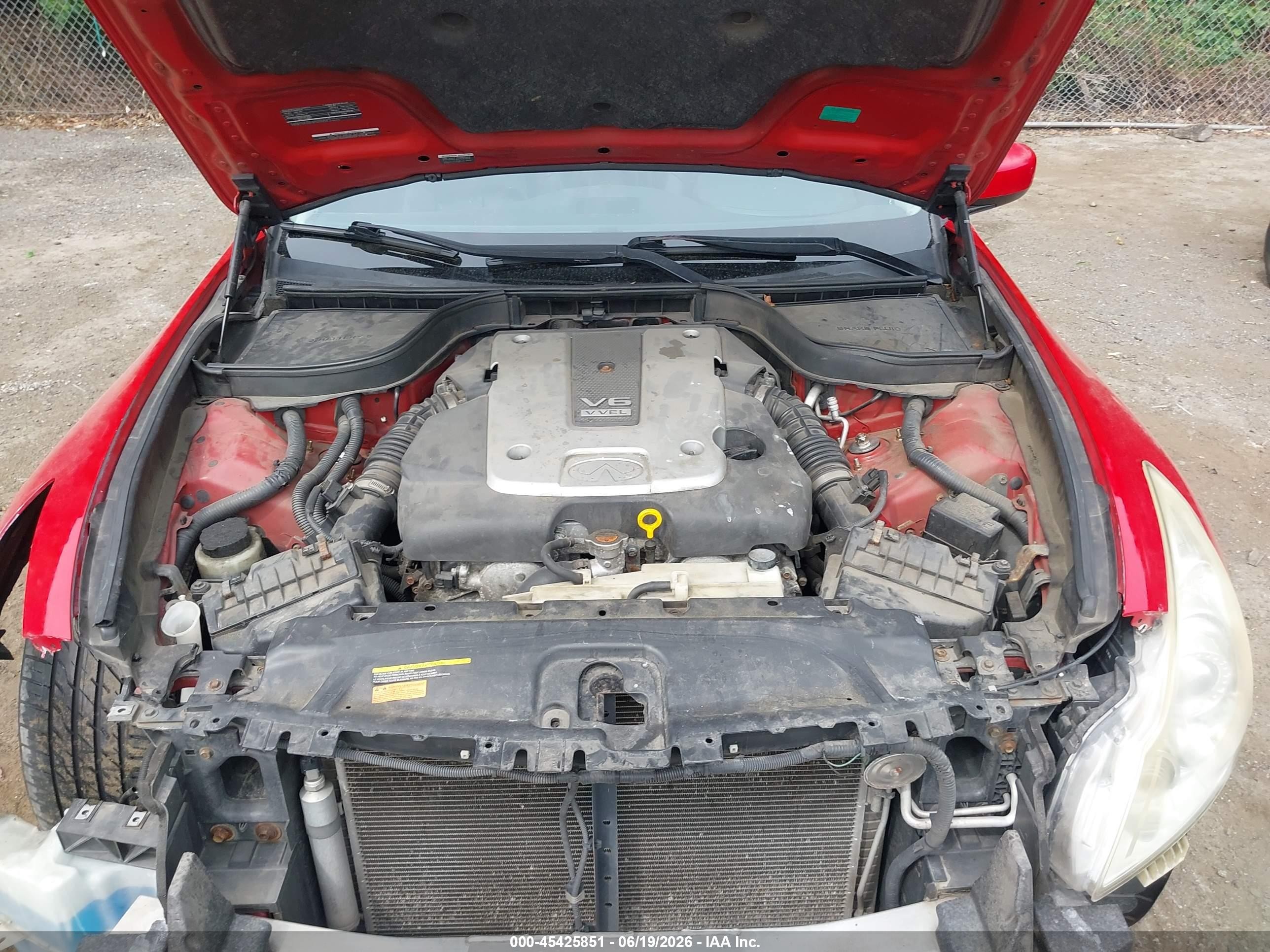 2013 Infiniti G37x   Красный vin: JN1CV6AR8DM352338