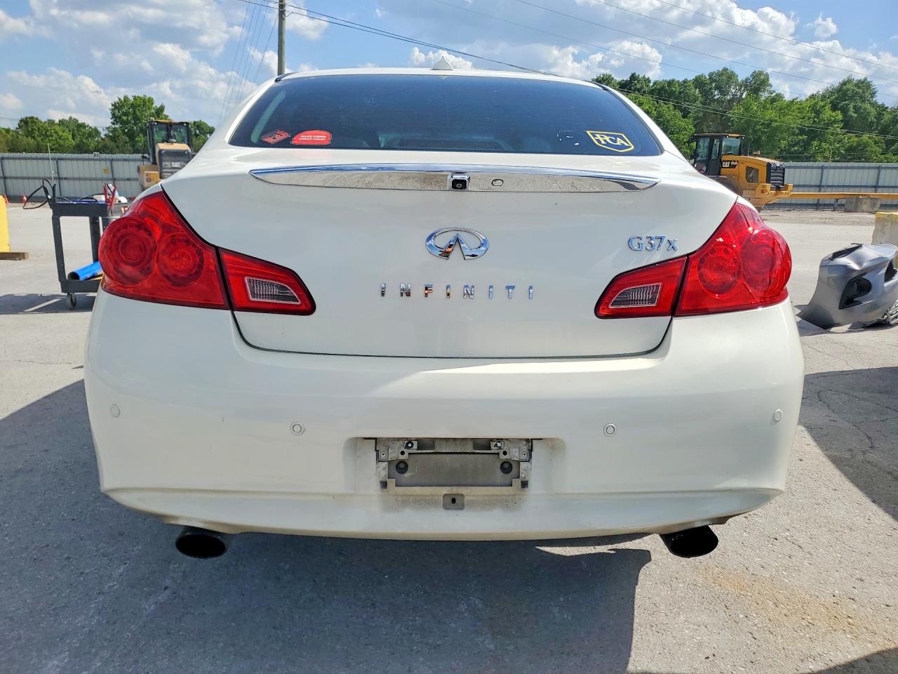2013 Infiniti G37 Sedan X White vin: JN1CV6AR8DM354493