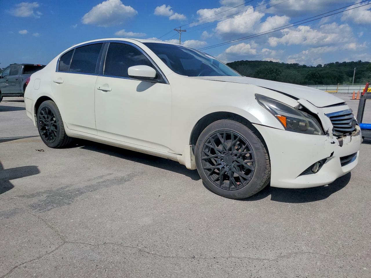 2013 Infiniti G37 Sedan X White vin: JN1CV6AR8DM354493