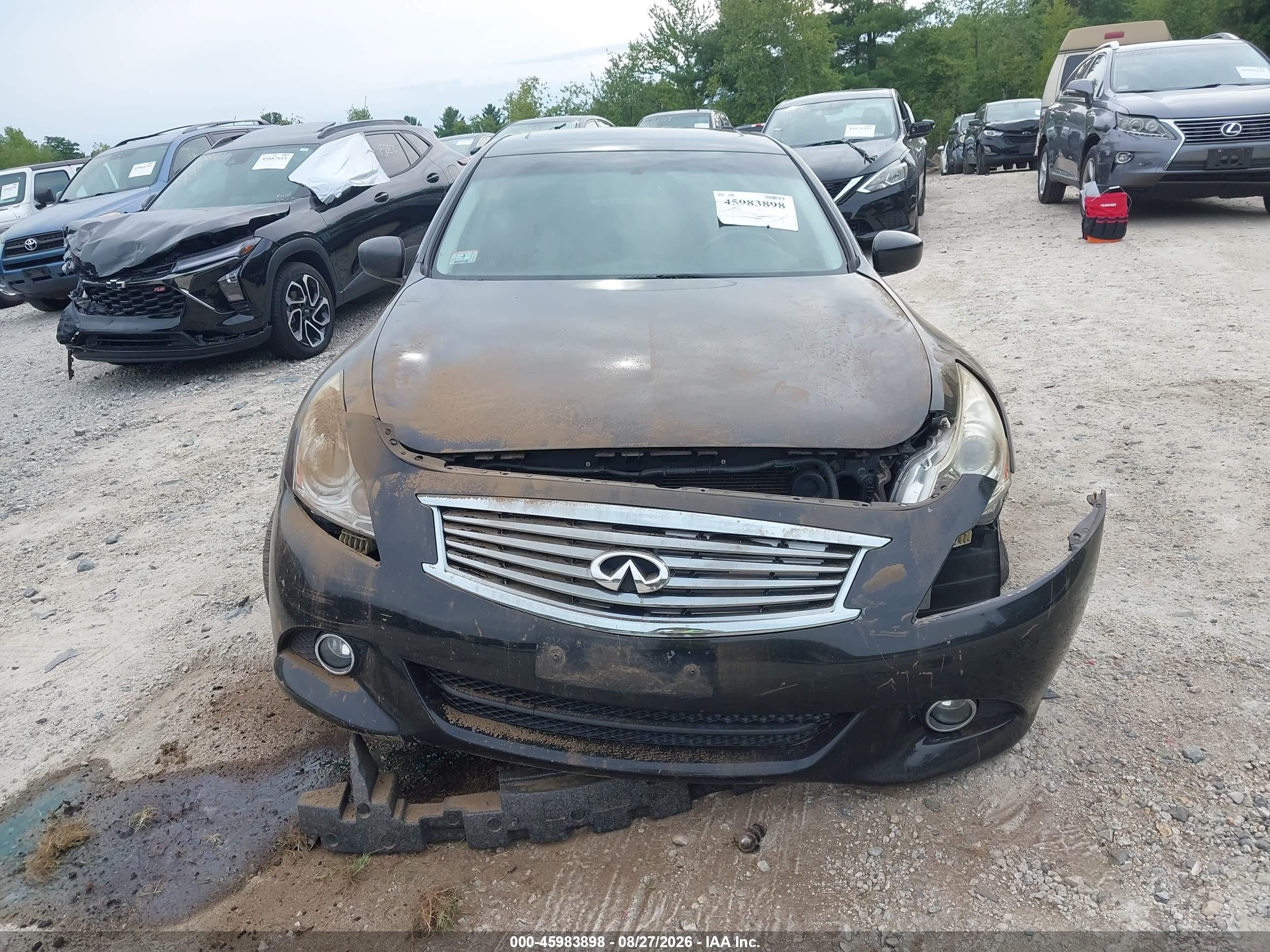 2013 Infiniti G37x   Black vin: JN1CV6AR8DM356244