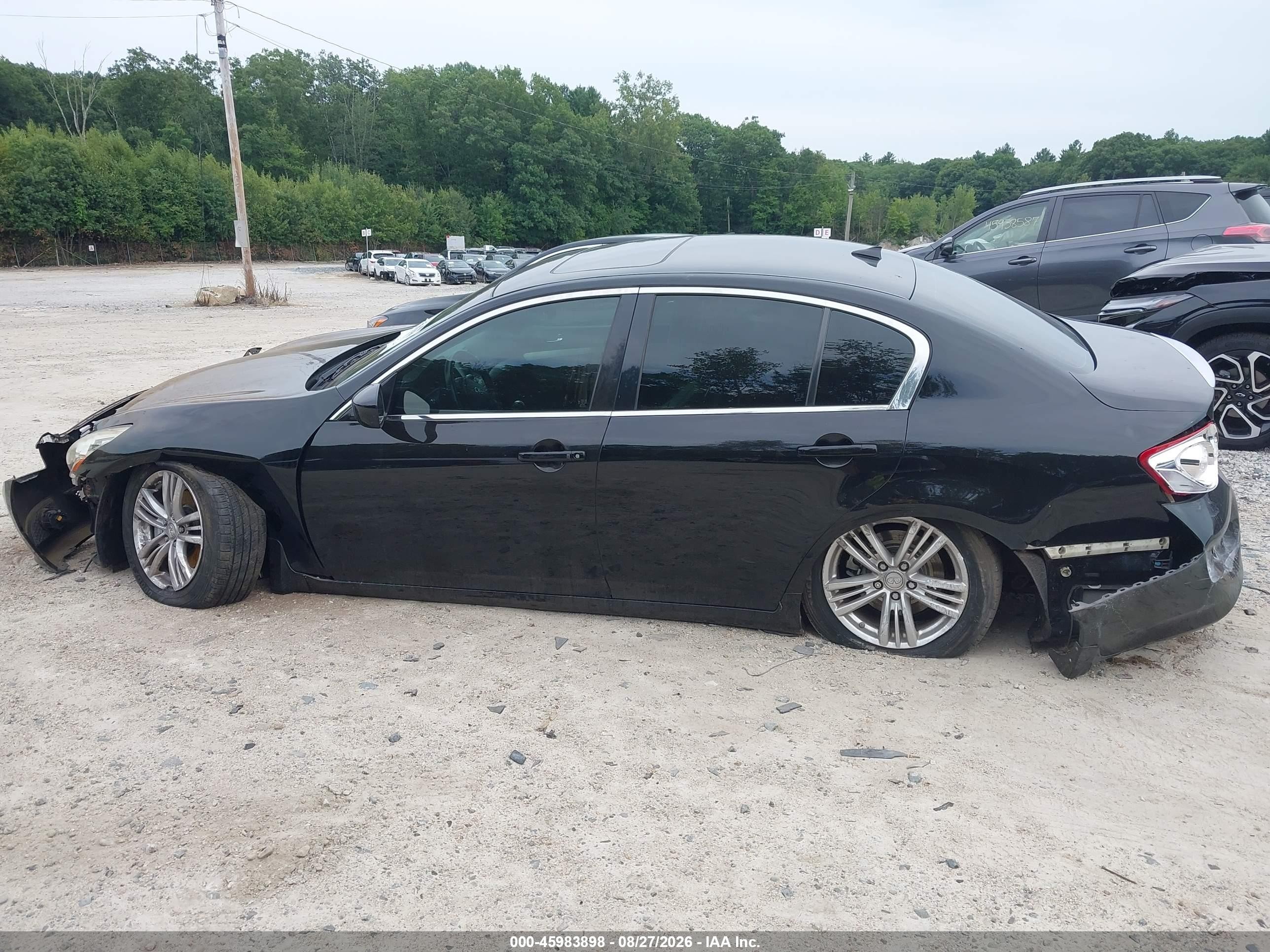 2013 Infiniti G37x   Black vin: JN1CV6AR8DM356244
