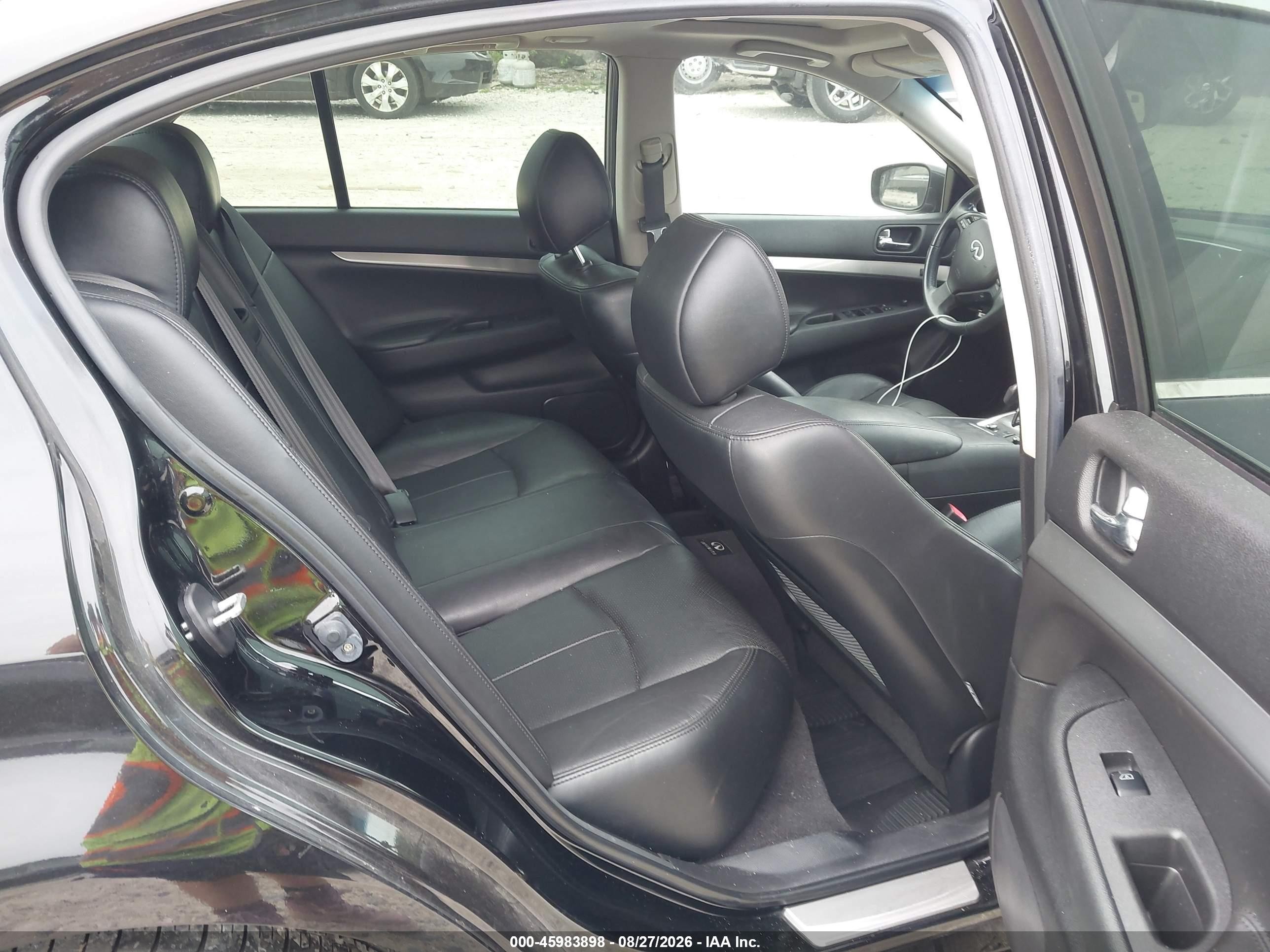 2013 Infiniti G37x   Black vin: JN1CV6AR8DM356244