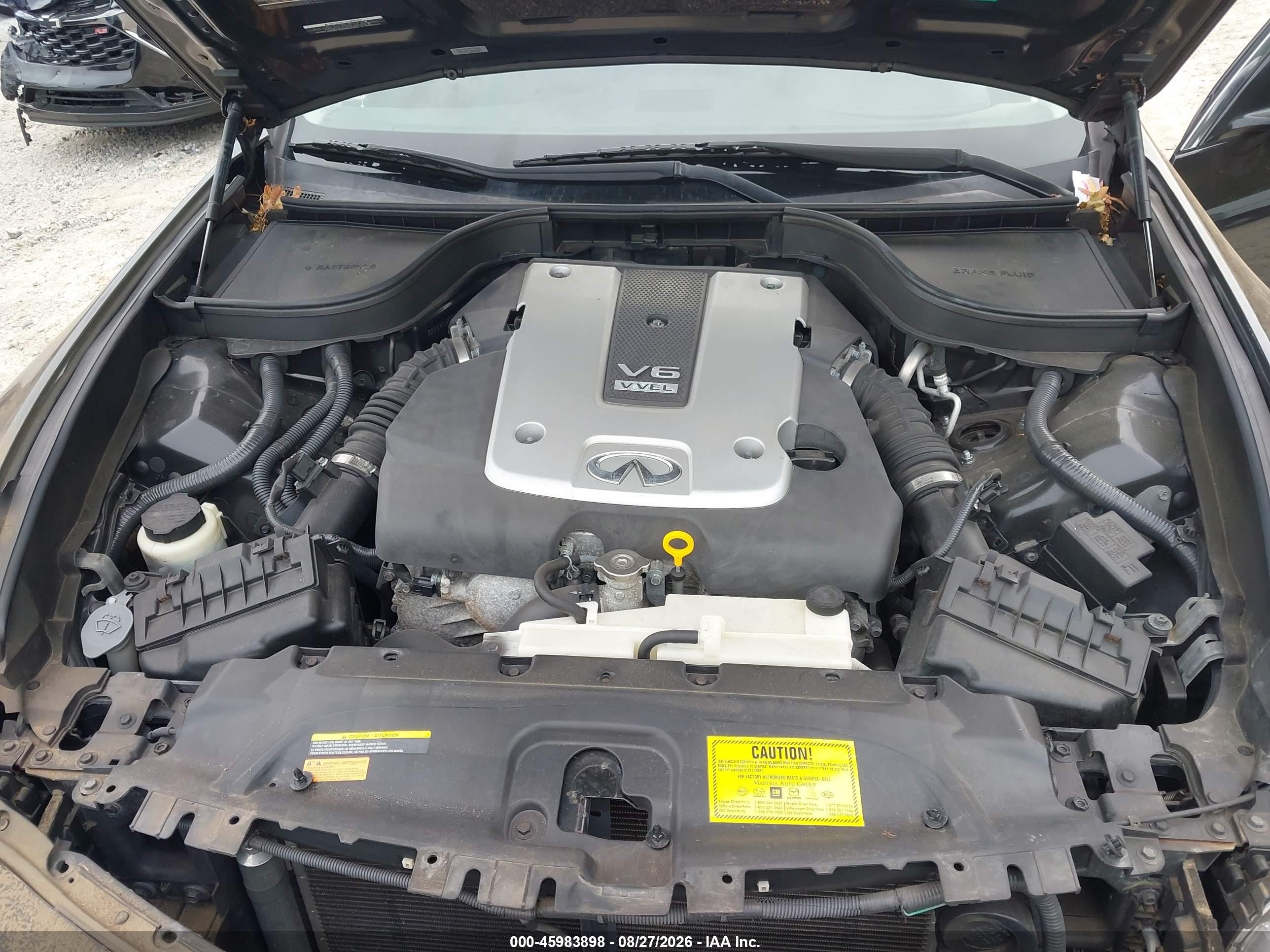 2013 Infiniti G37x   Black vin: JN1CV6AR8DM356244
