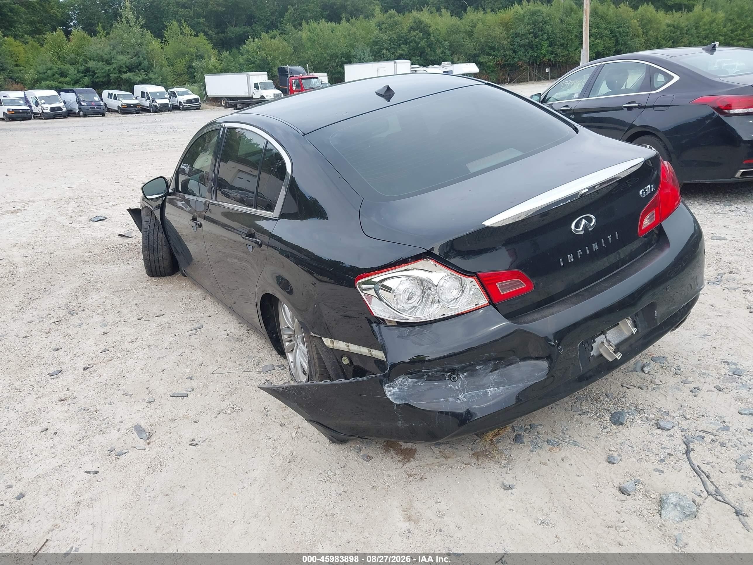 2013 Infiniti G37x   Black vin: JN1CV6AR8DM356244