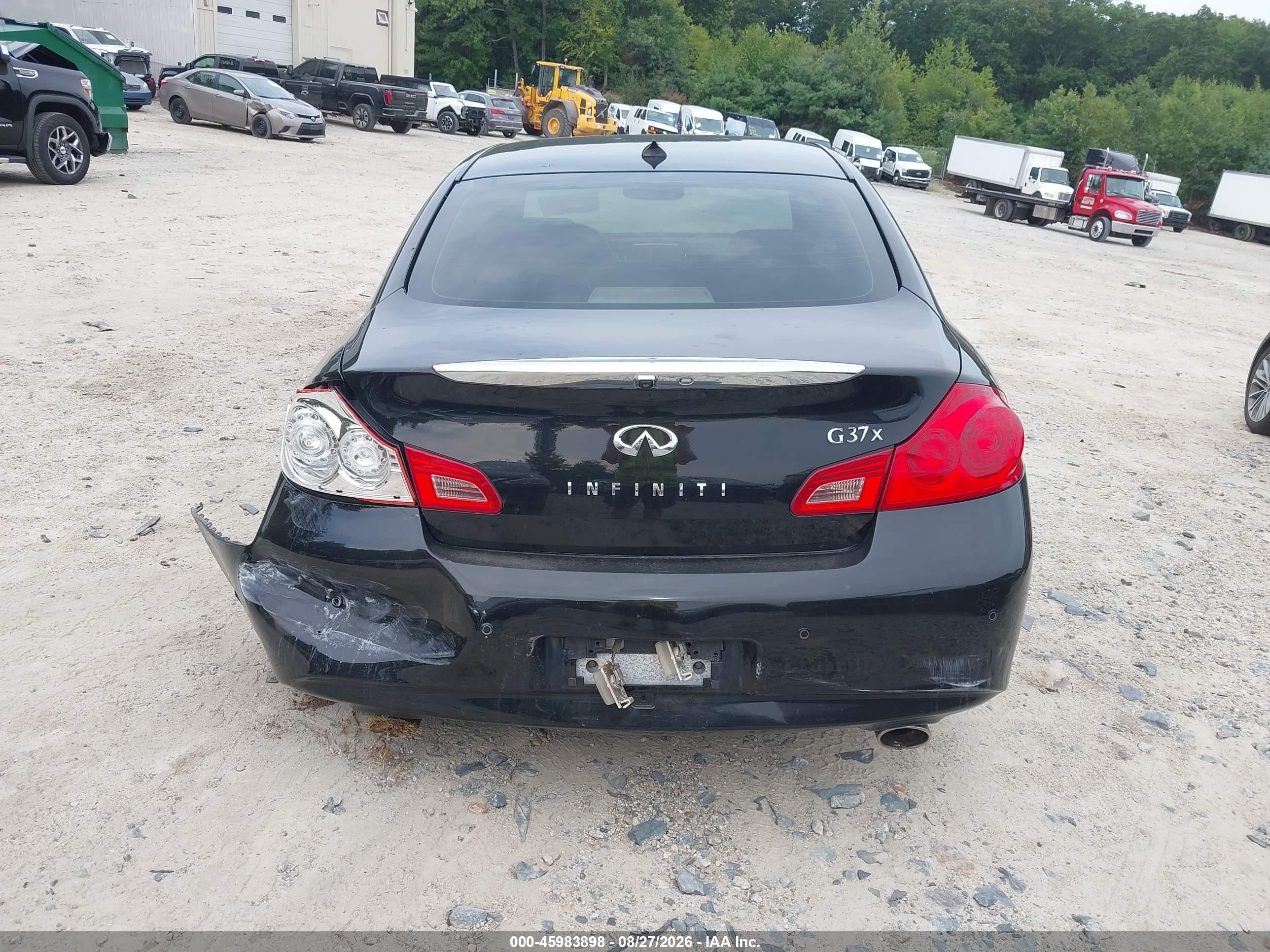 2013 Infiniti G37x   Black vin: JN1CV6AR8DM356244
