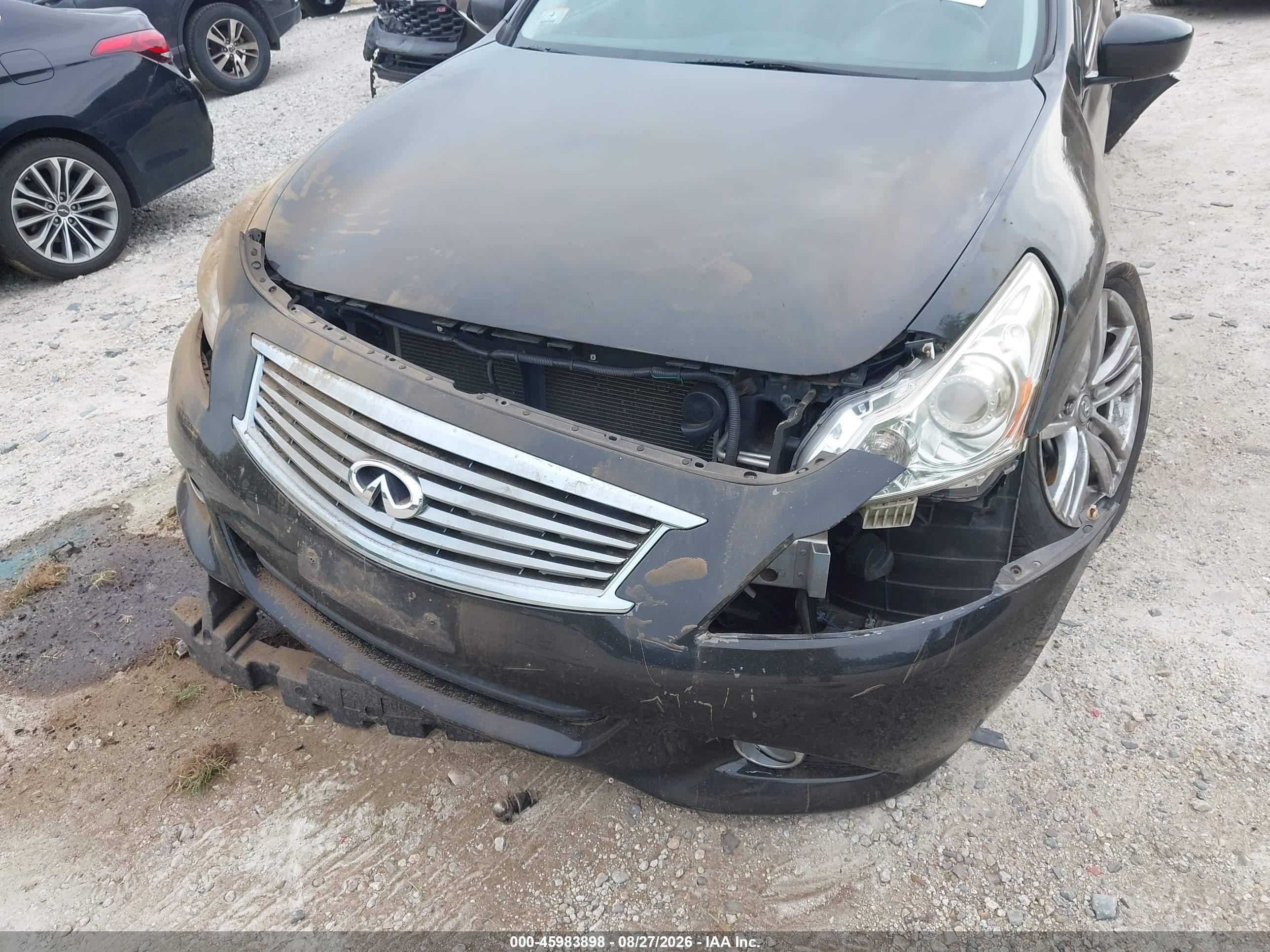 2013 Infiniti G37x   Black vin: JN1CV6AR8DM356244