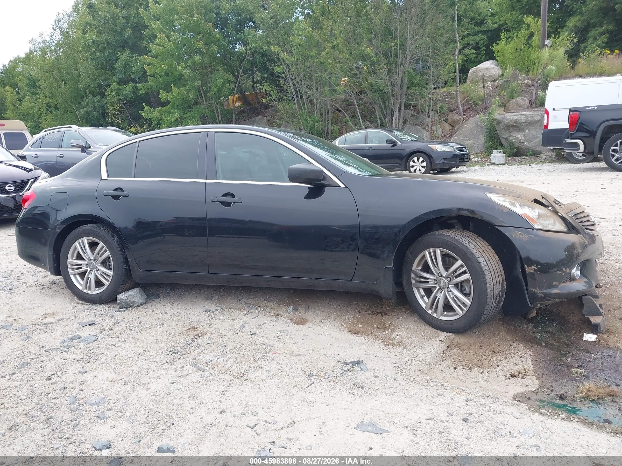 2013 Infiniti G37x   Black vin: JN1CV6AR8DM356244