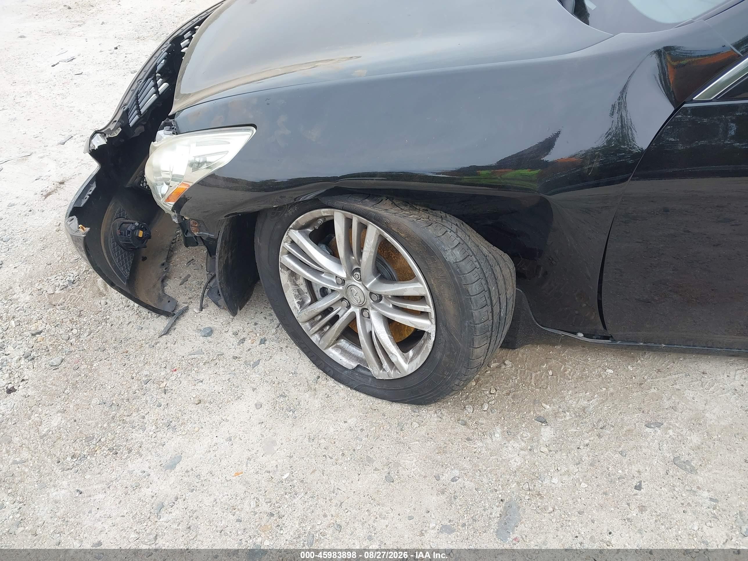 2013 Infiniti G37x   Black vin: JN1CV6AR8DM356244