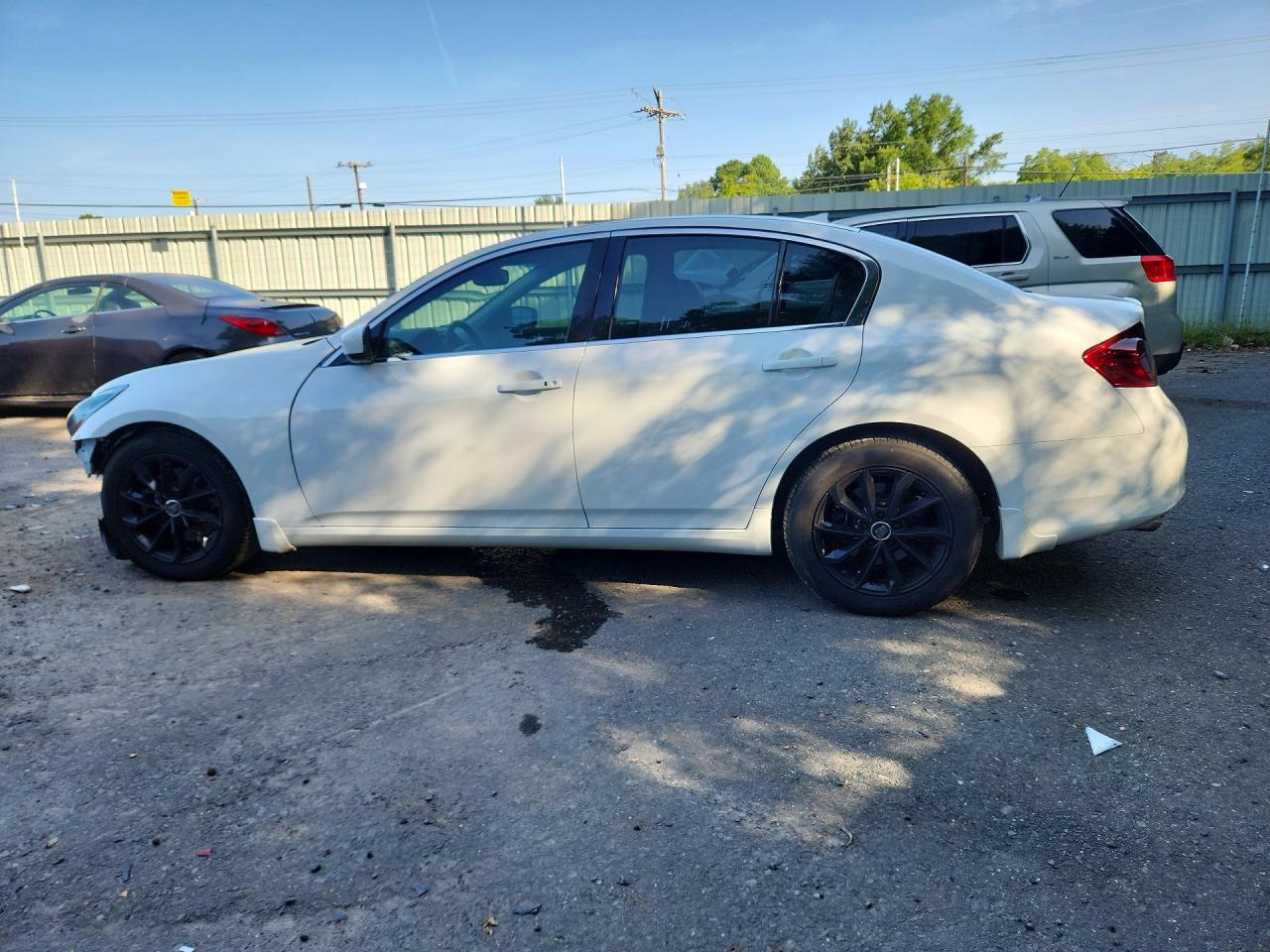 2013 Infiniti G37 Sedan X White vin: JN1CV6AR8DM751539
