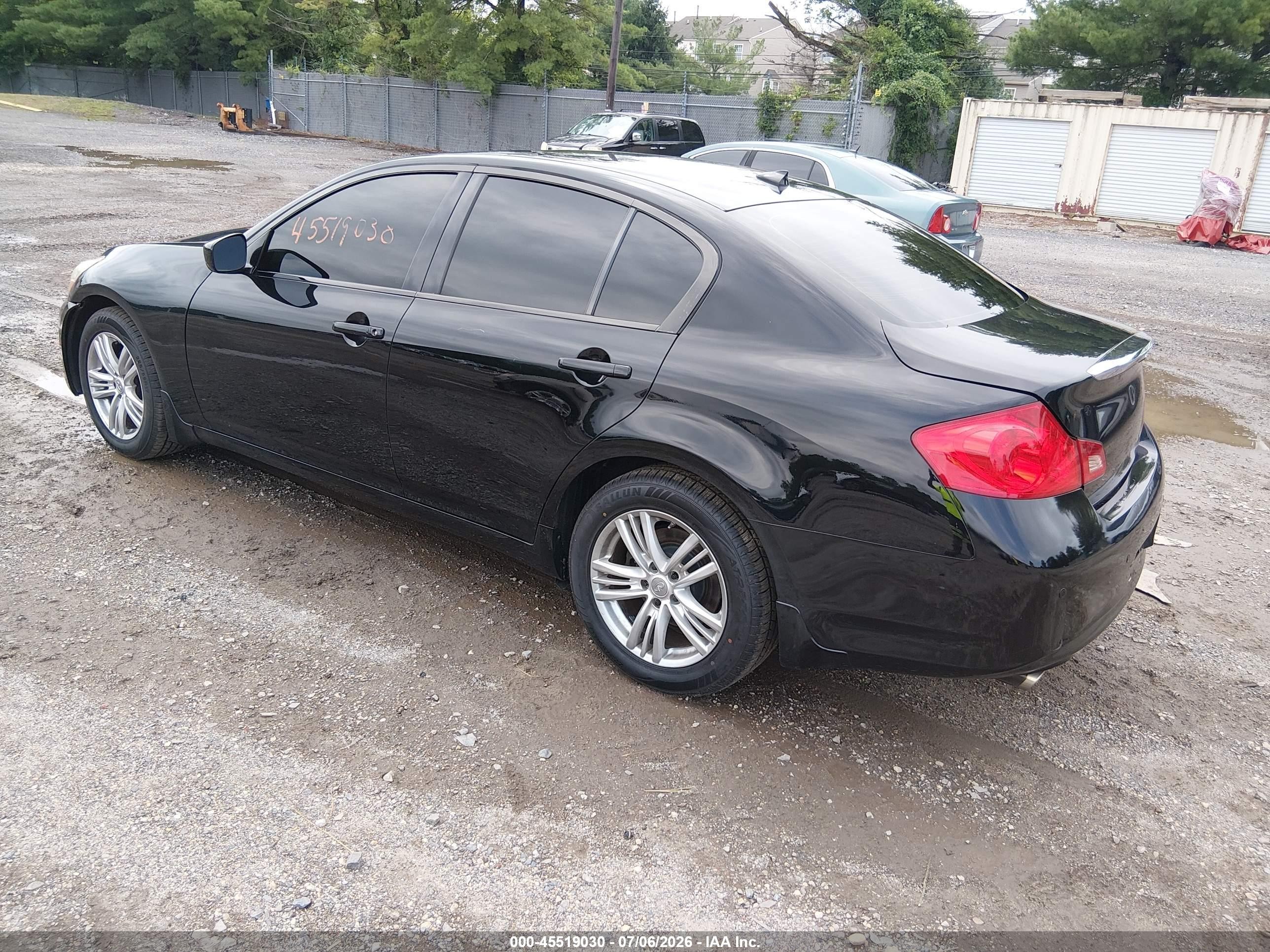 2013 Infiniti G37x   Black vin: JN1CV6AR8DM756840
