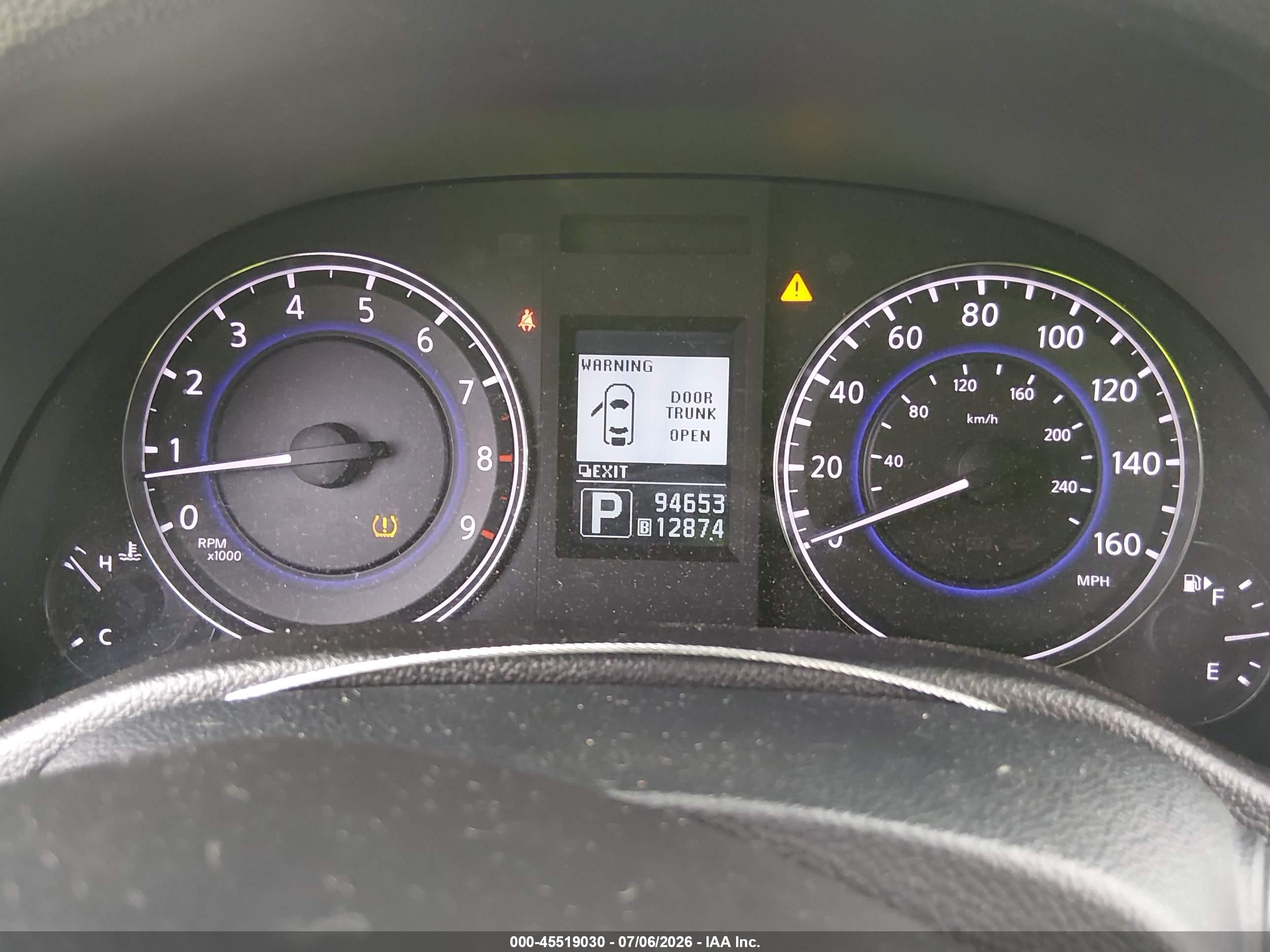 2013 Infiniti G37x   Black vin: JN1CV6AR8DM756840