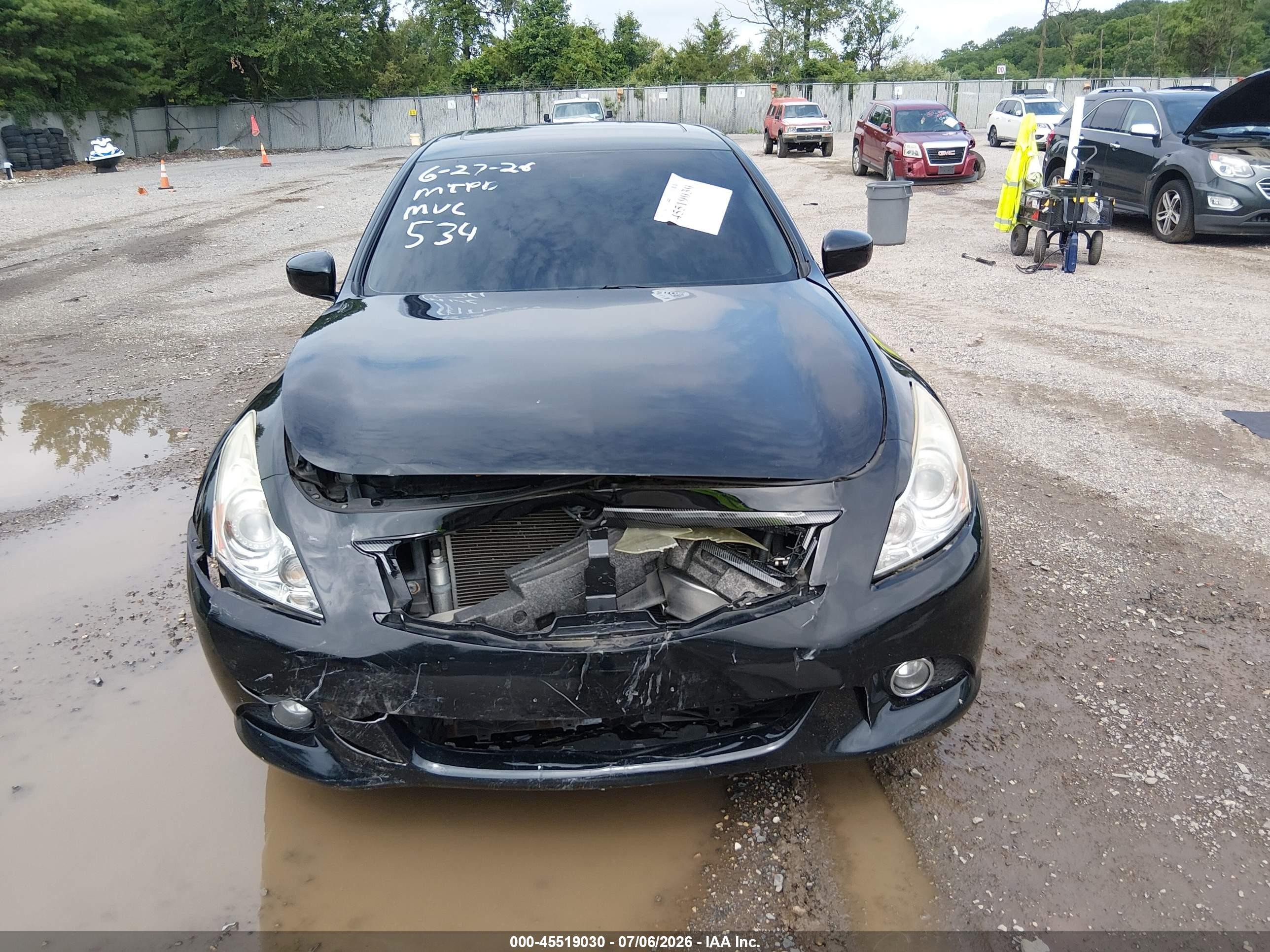 2013 Infiniti G37x   Black vin: JN1CV6AR8DM756840