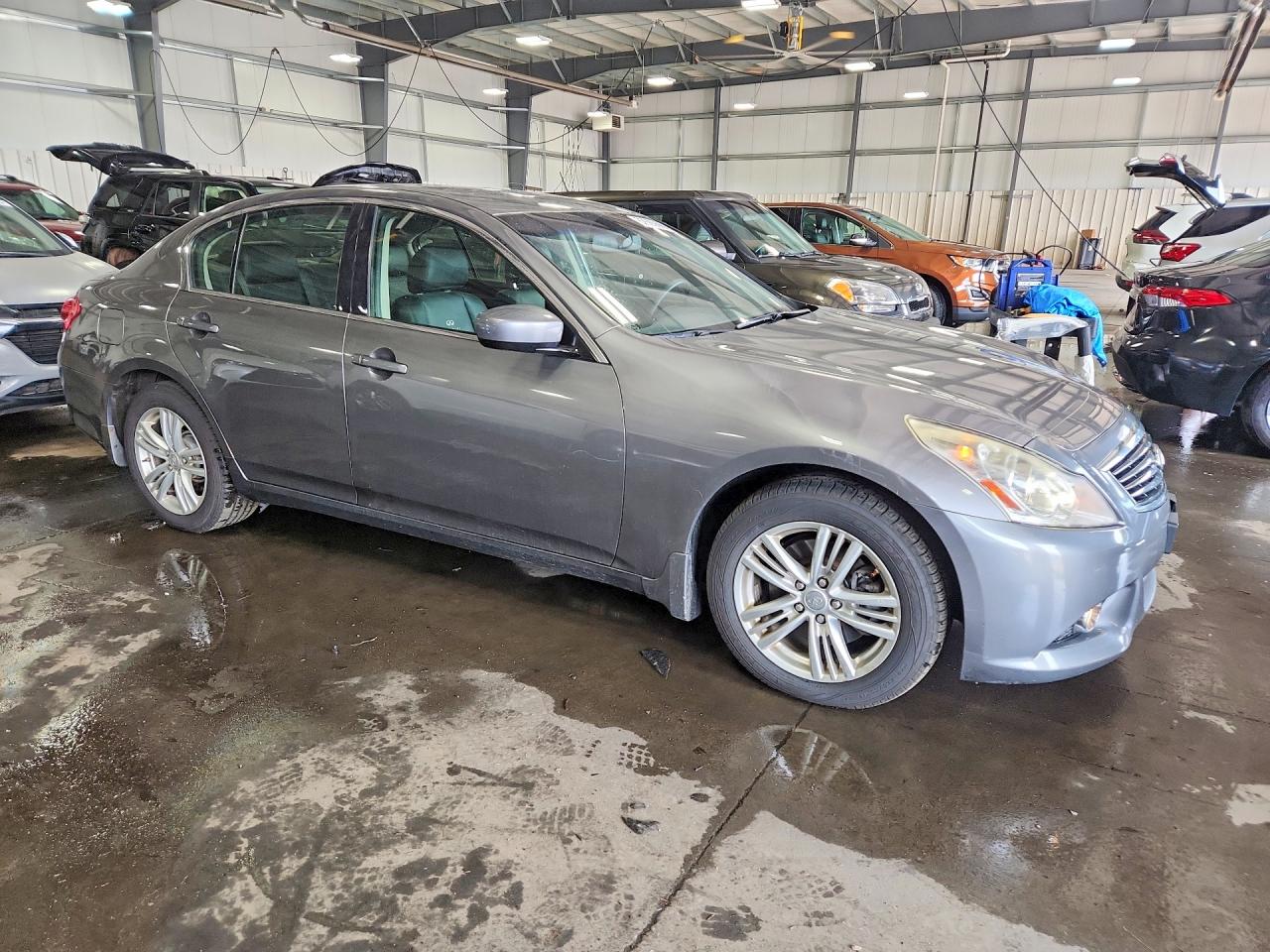2013 Infiniti G37 Sedan X Gray vin: JN1CV6AR8DM758684