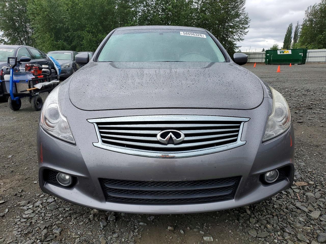 2013 Infiniti G37 Sedan X Gray vin: JN1CV6AR8DM759060