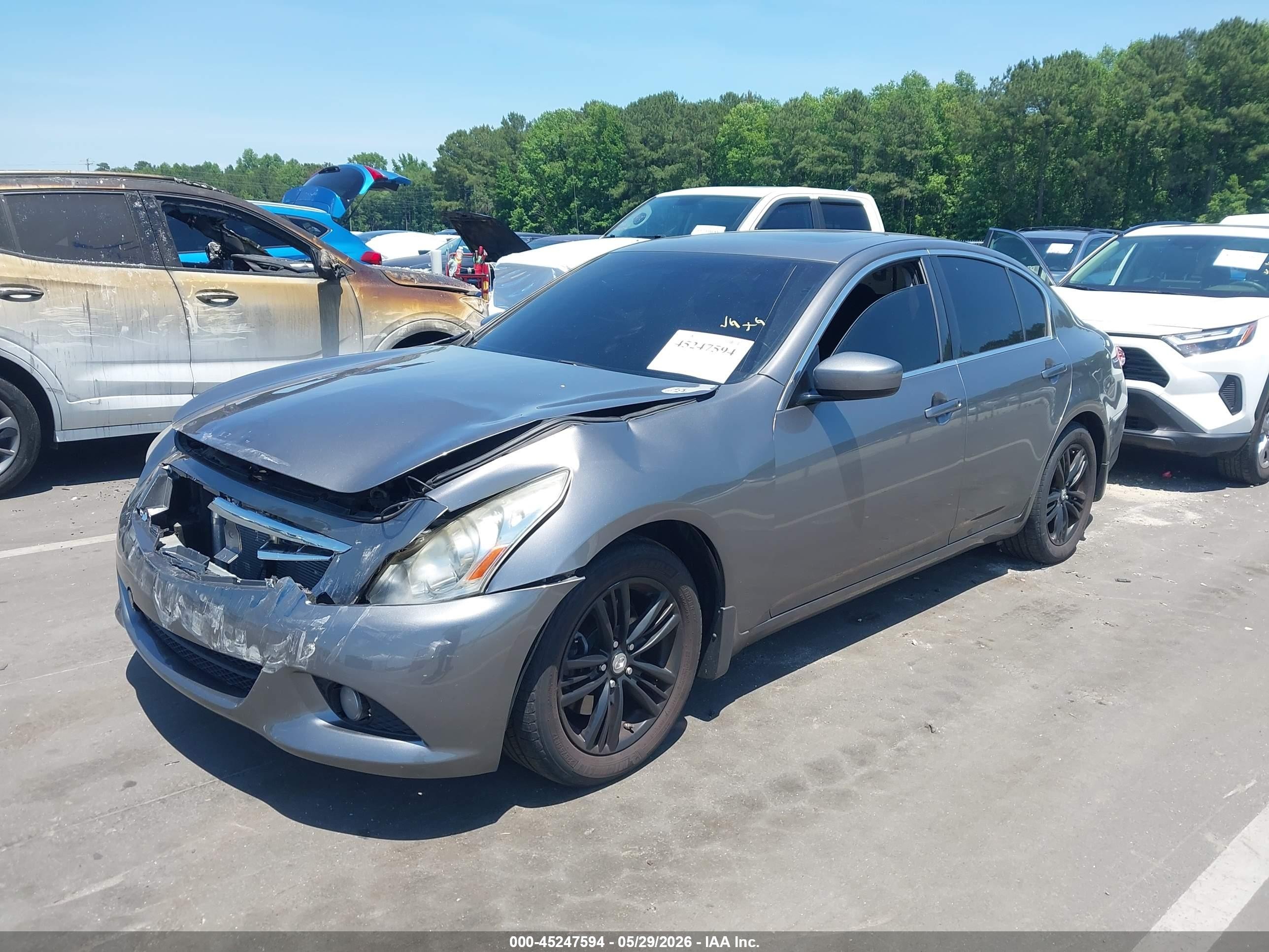 2013 Infiniti G37x   Серый vin: JN1CV6AR8DM760824