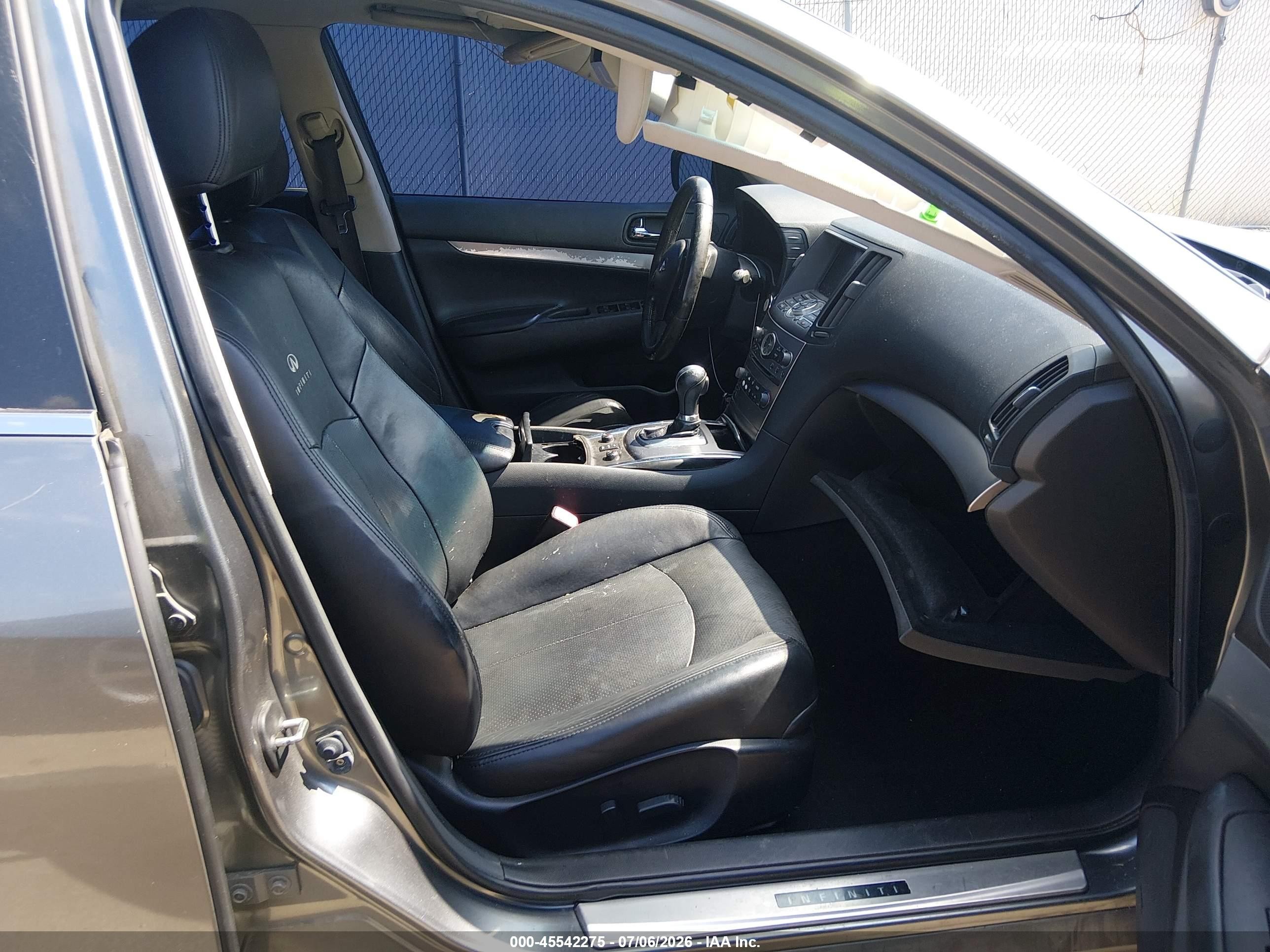 2013 Infiniti G37x   Gray vin: JN1CV6AR8DM763383