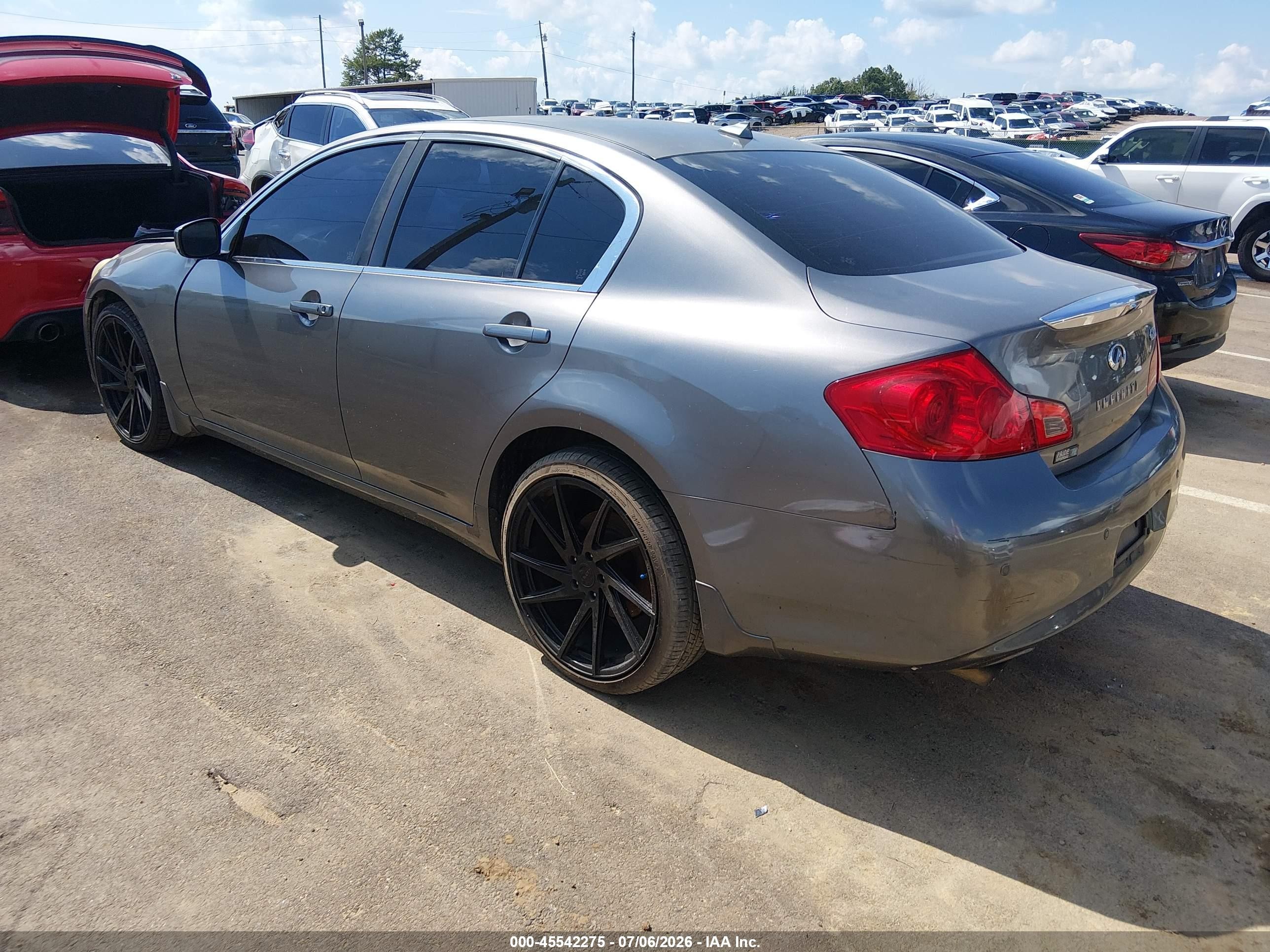 2013 Infiniti G37x   Gray vin: JN1CV6AR8DM763383