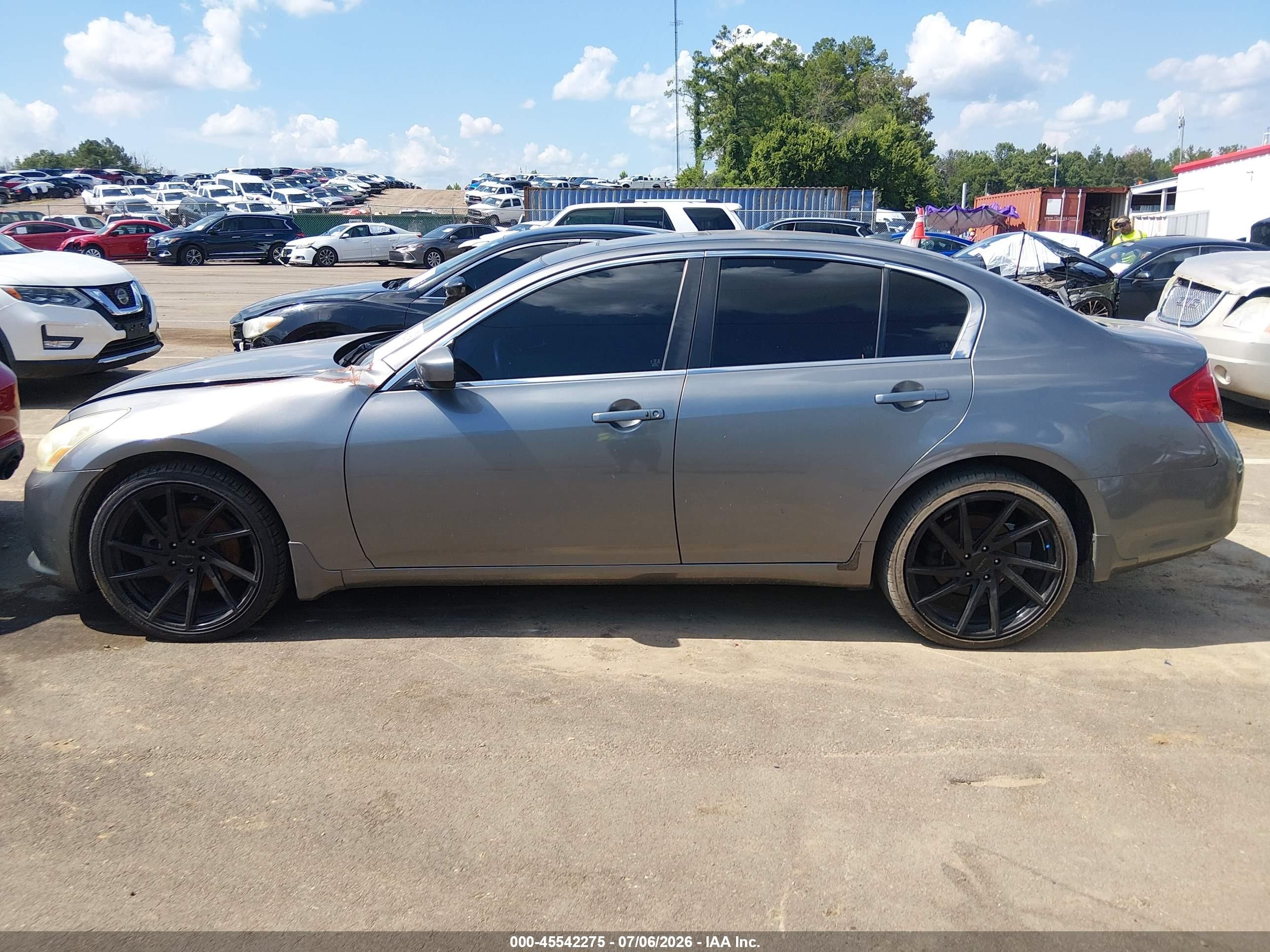 2013 Infiniti G37x   Gray vin: JN1CV6AR8DM763383