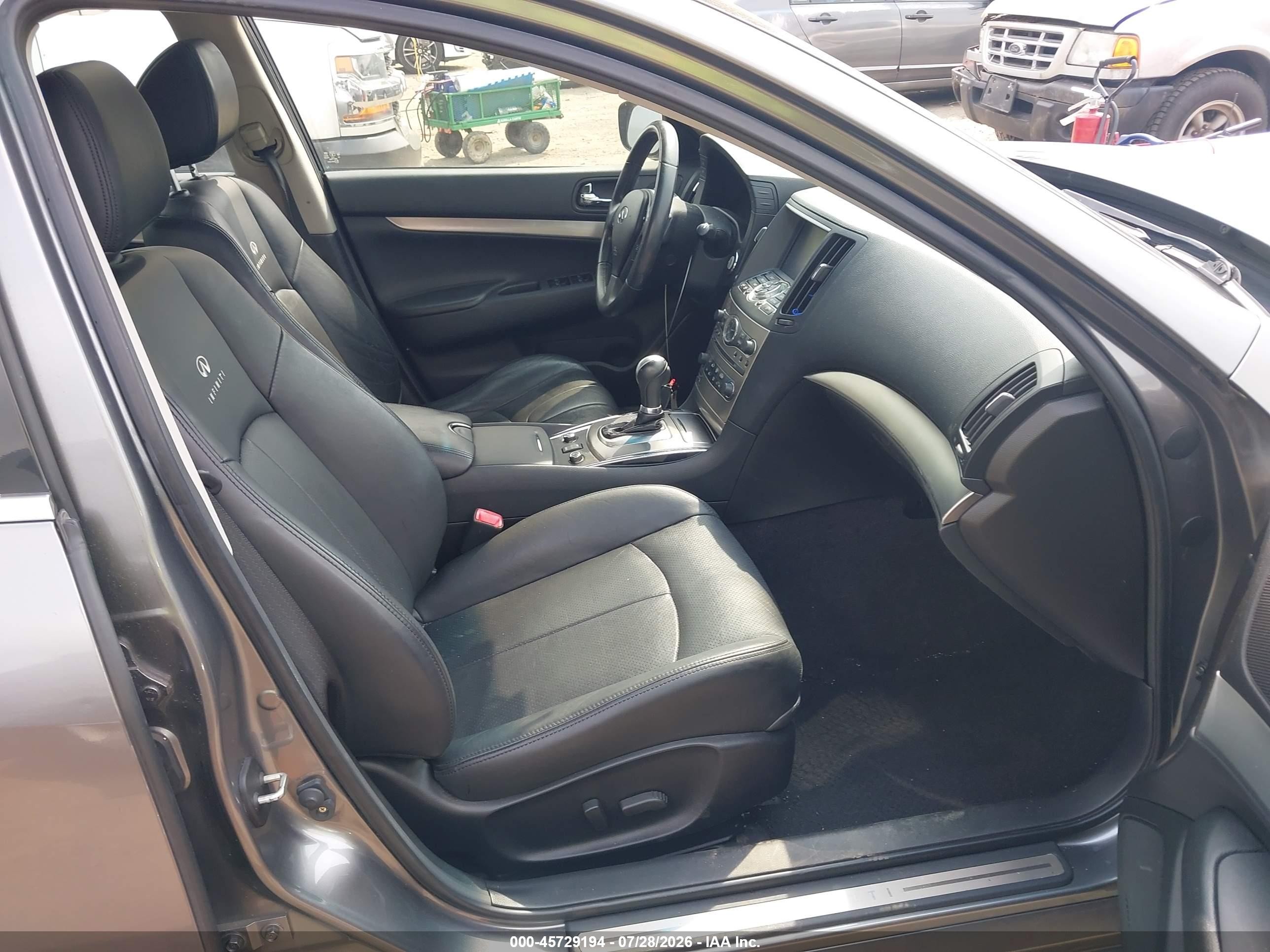 2013 Infiniti G37x   Gray vin: JN1CV6AR8DM765960