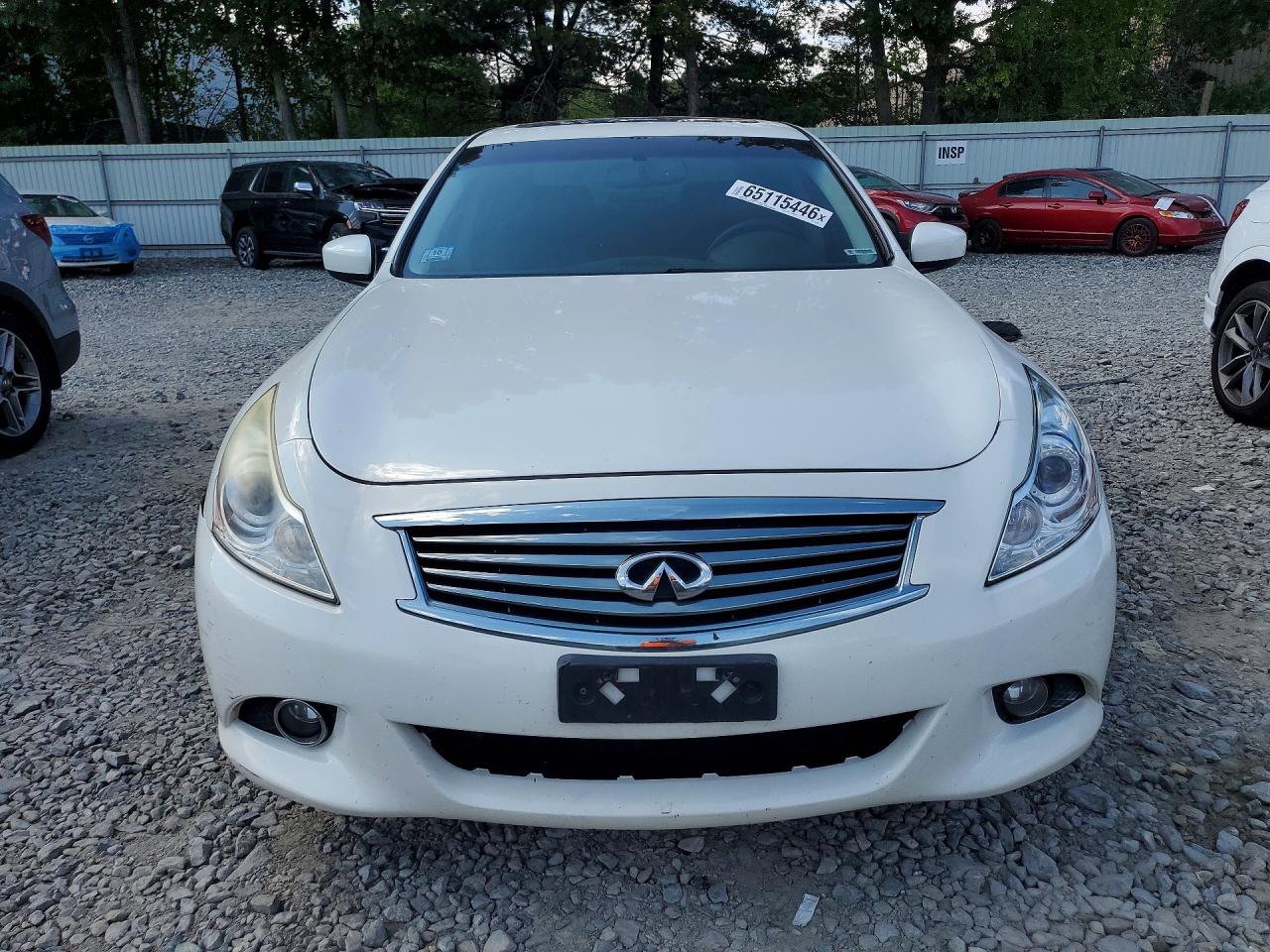 2013 Infiniti G37 Sedan X White vin: JN1CV6AR8DM769720