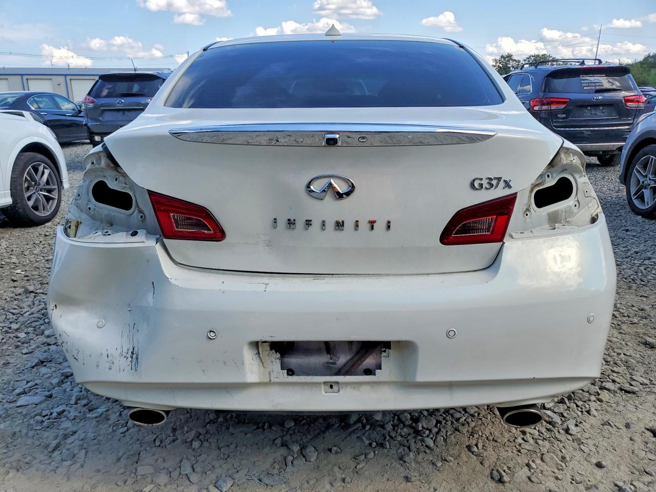 2013 Infiniti G37 Sedan X White vin: JN1CV6AR8DM769720