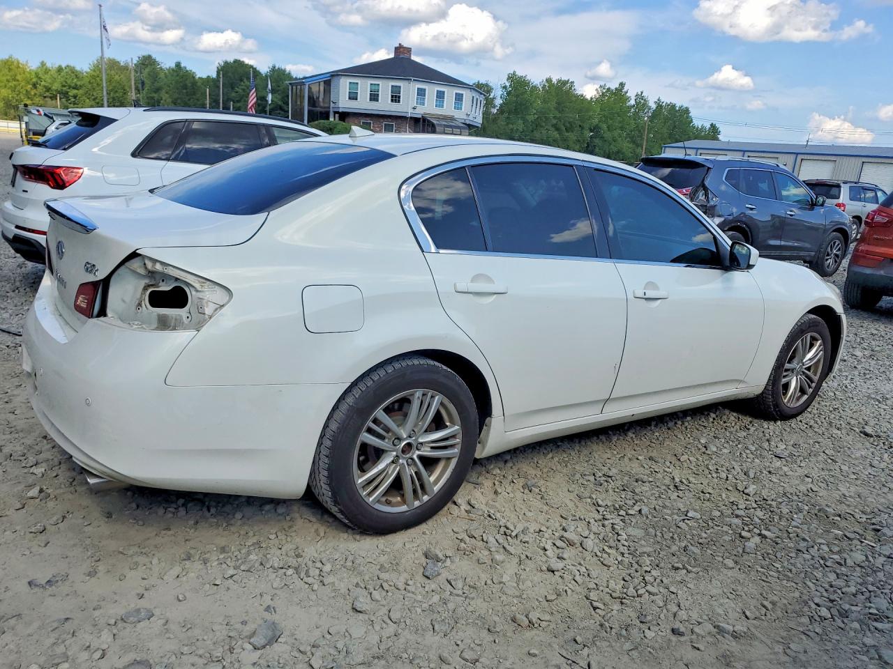 2013 Infiniti G37 Sedan X White vin: JN1CV6AR8DM769720