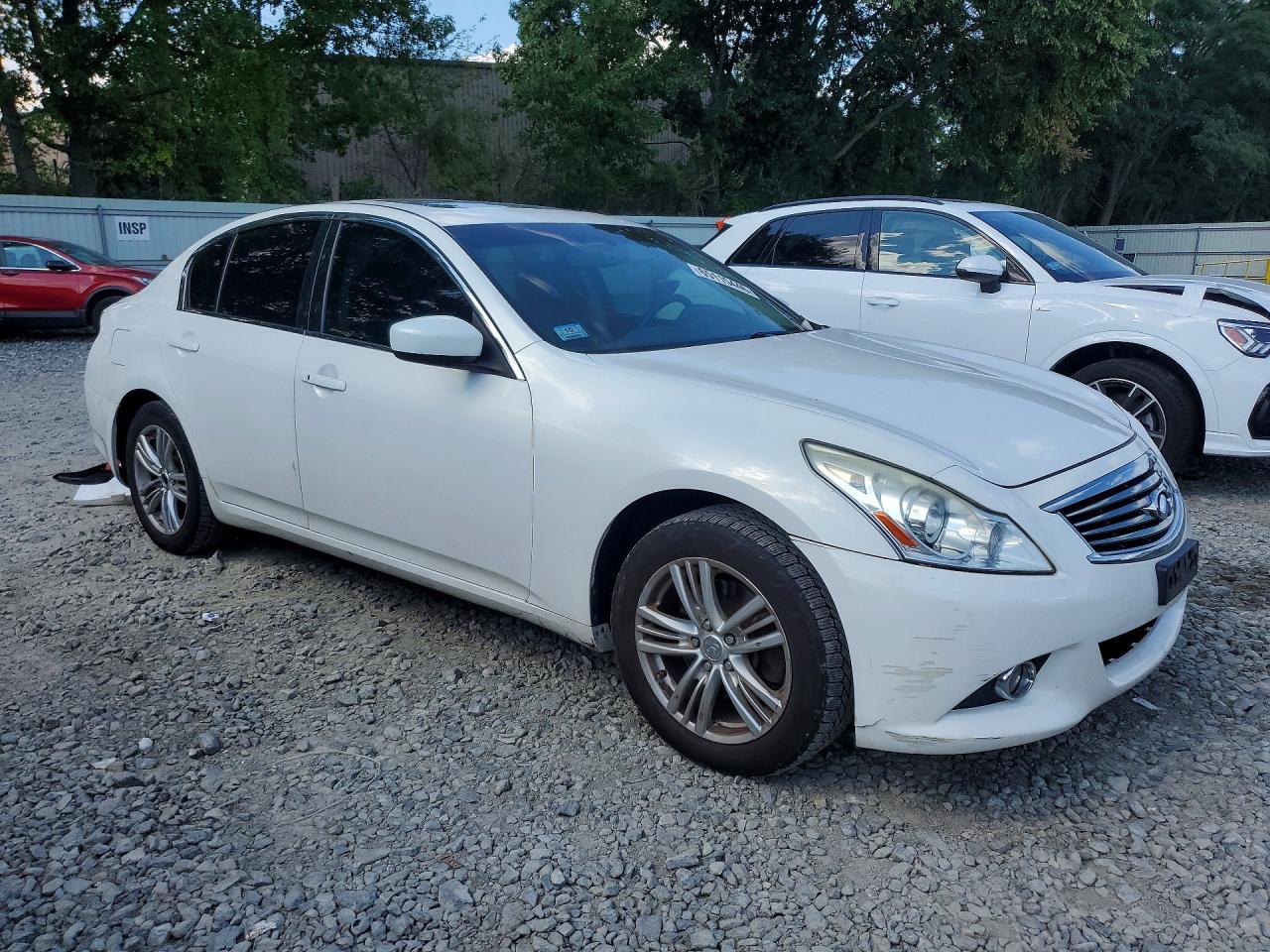 2013 Infiniti G37 Sedan X White vin: JN1CV6AR8DM769720