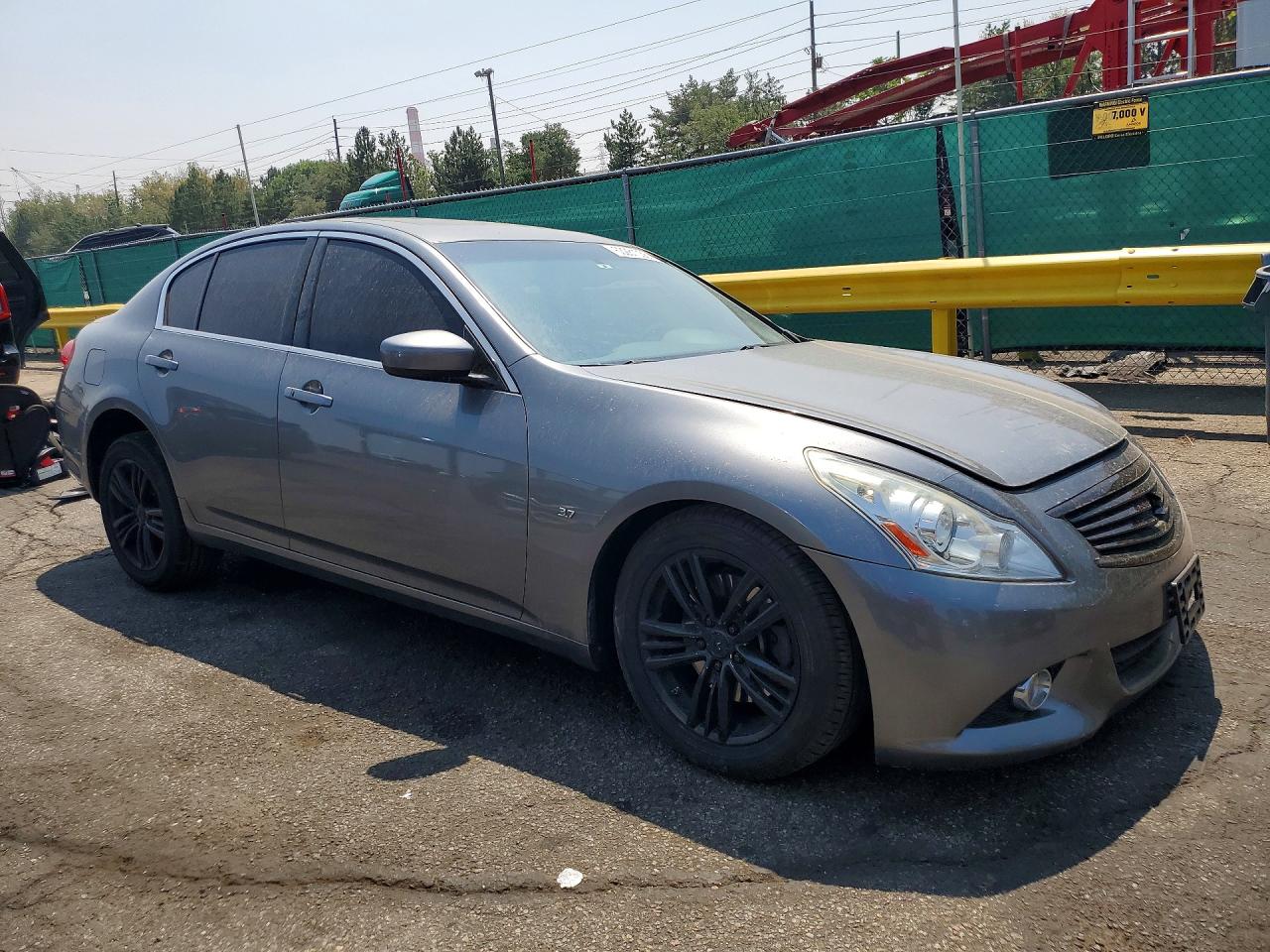2015 Infiniti Q40 Base Gray vin: JN1CV6AR8FM520501