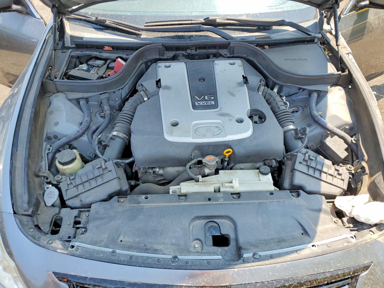 2015 Infiniti Q40 Base Gray vin: JN1CV6AR8FM520501