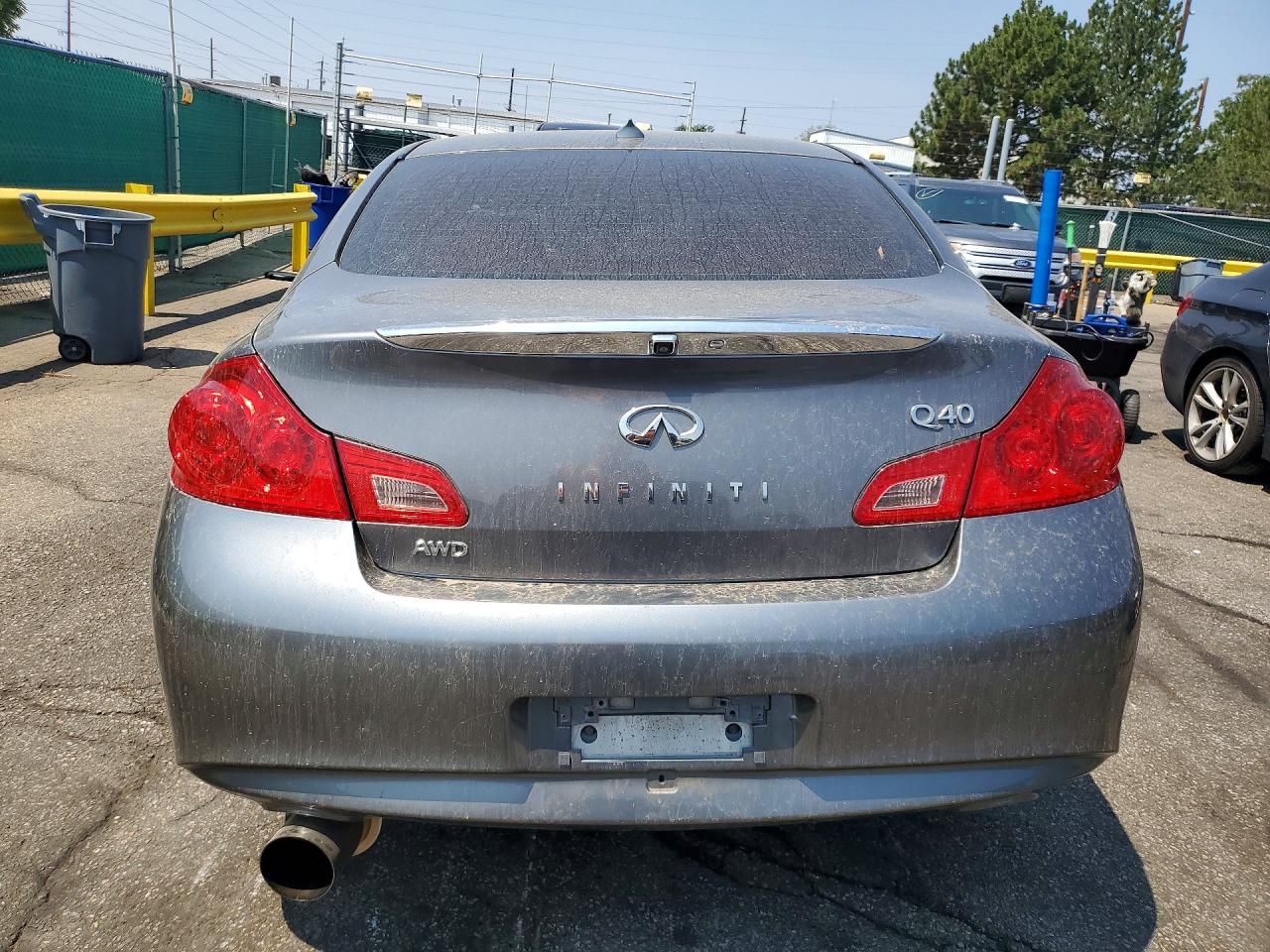 2015 Infiniti Q40 Base Gray vin: JN1CV6AR8FM520501