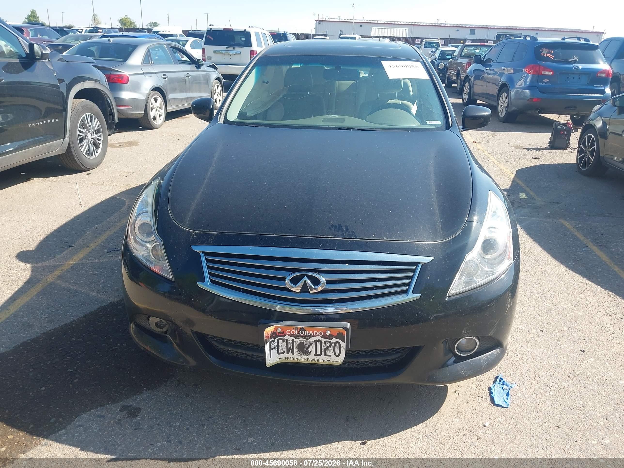 2015 Infiniti Q40 Black vin: JN1CV6AR8FM524628