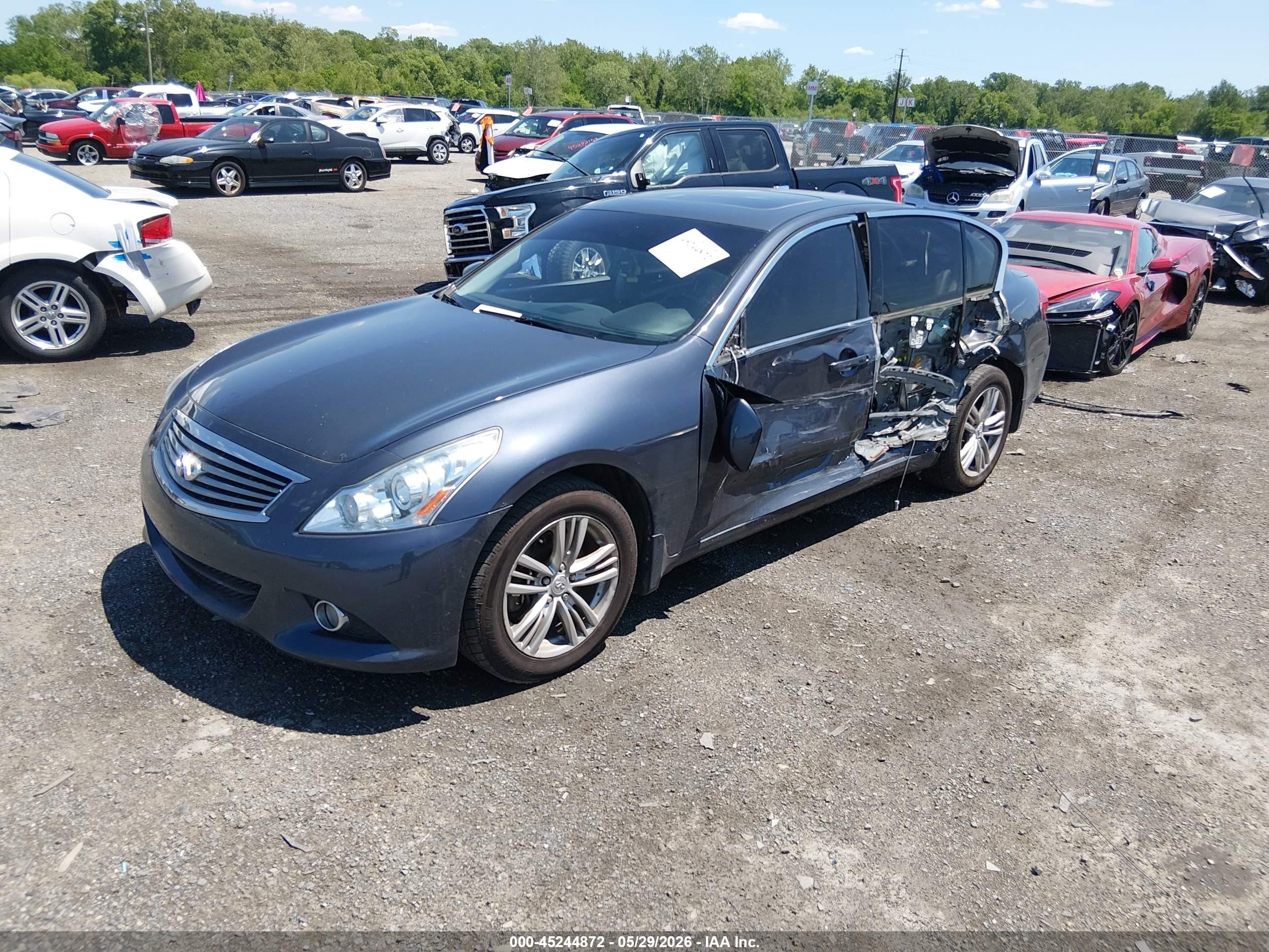 2010 Infiniti G37x   Gray vin: JN1CV6AR9AM252972