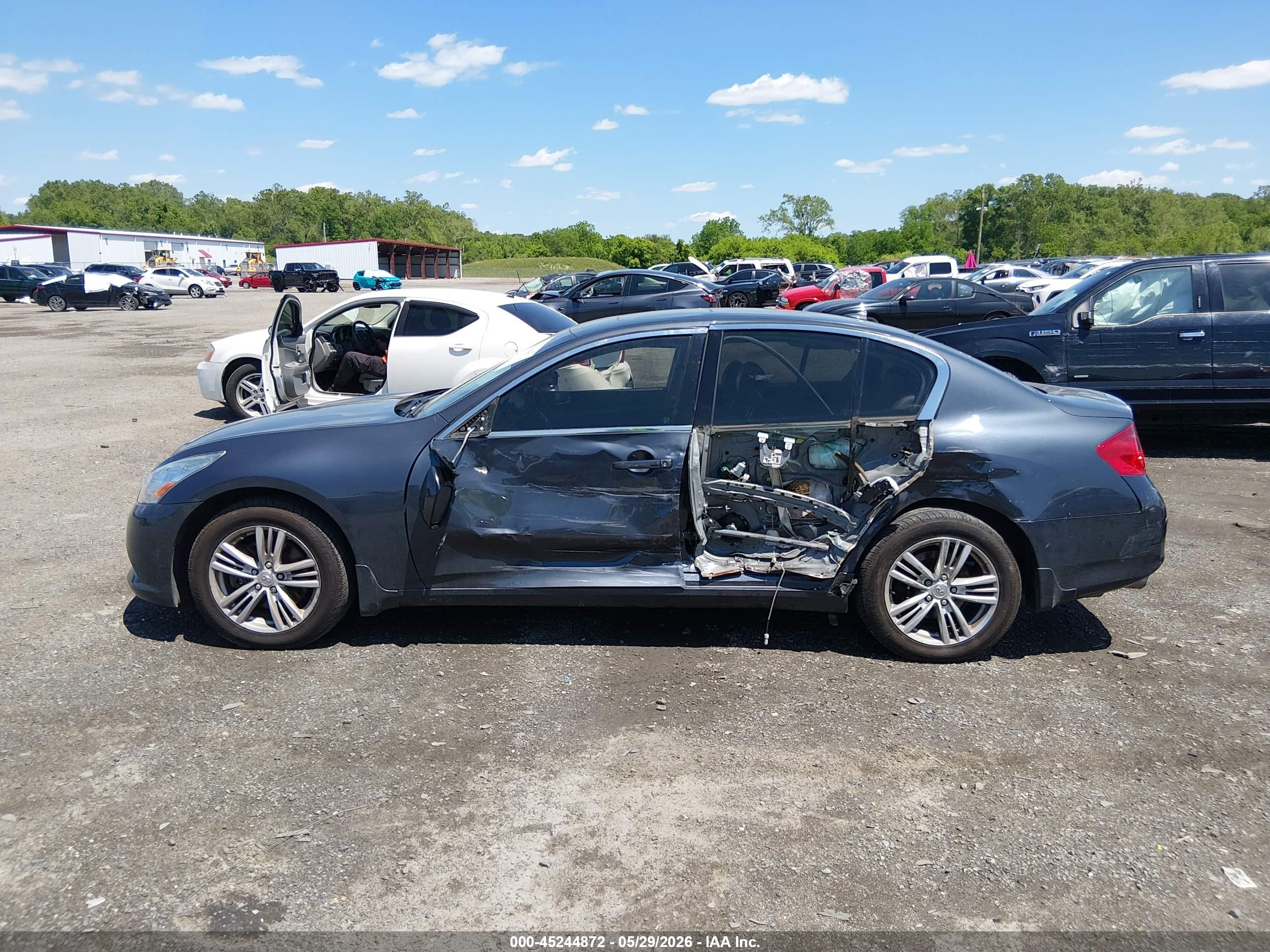 2010 Infiniti G37x   Gray vin: JN1CV6AR9AM252972