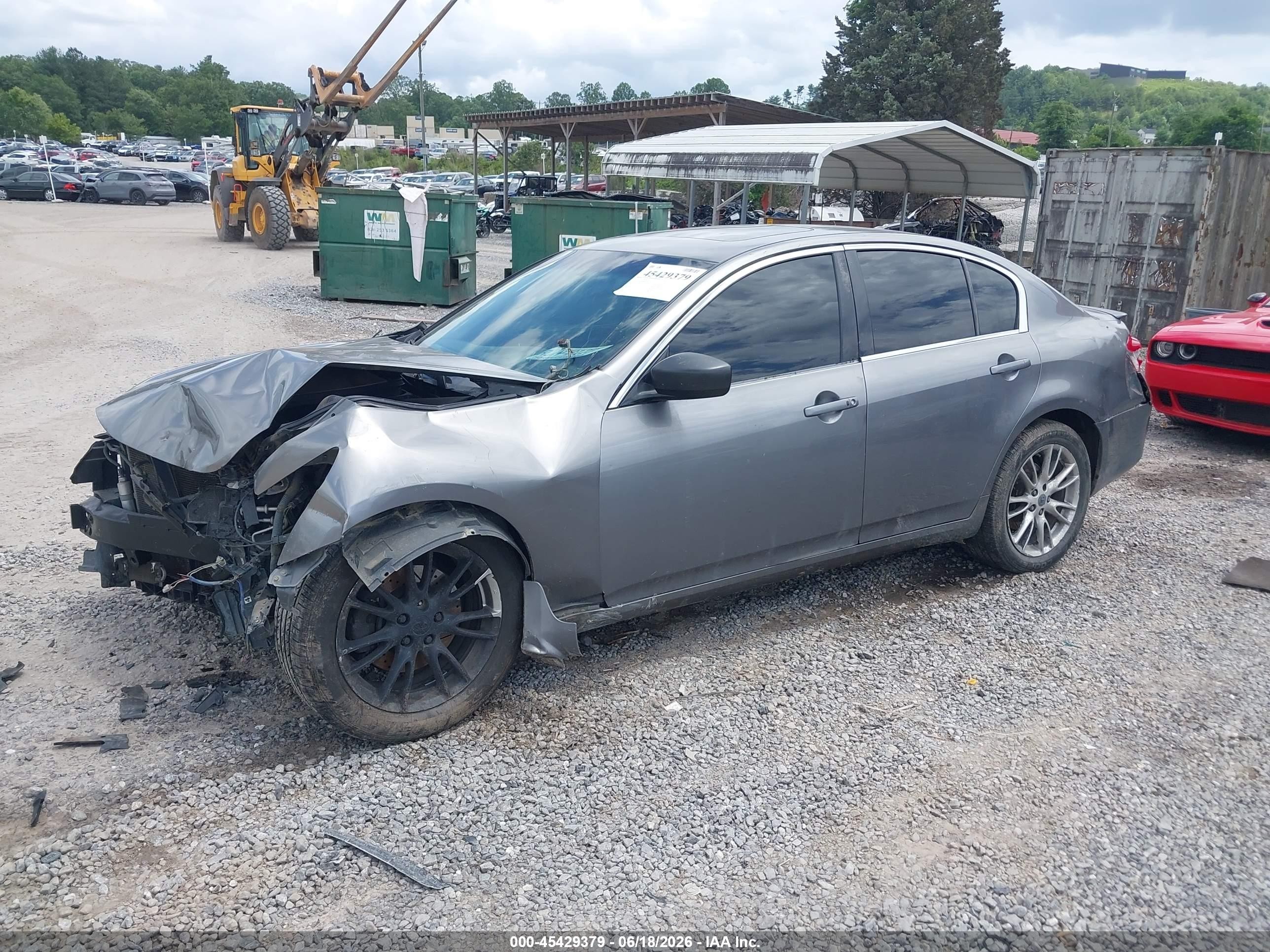 2010 Infiniti G37x Silver vin: JN1CV6AR9AM451455