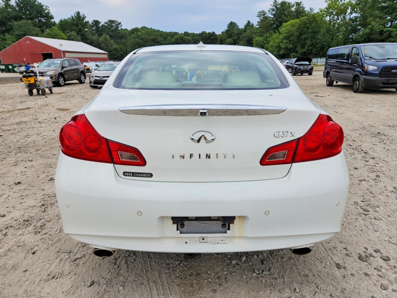 2010 Infiniti G37 Sedan X Белый vin: JN1CV6AR9AM453903