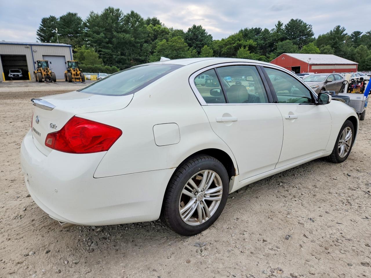 2010 Infiniti G37 Sedan X Белый vin: JN1CV6AR9AM453903