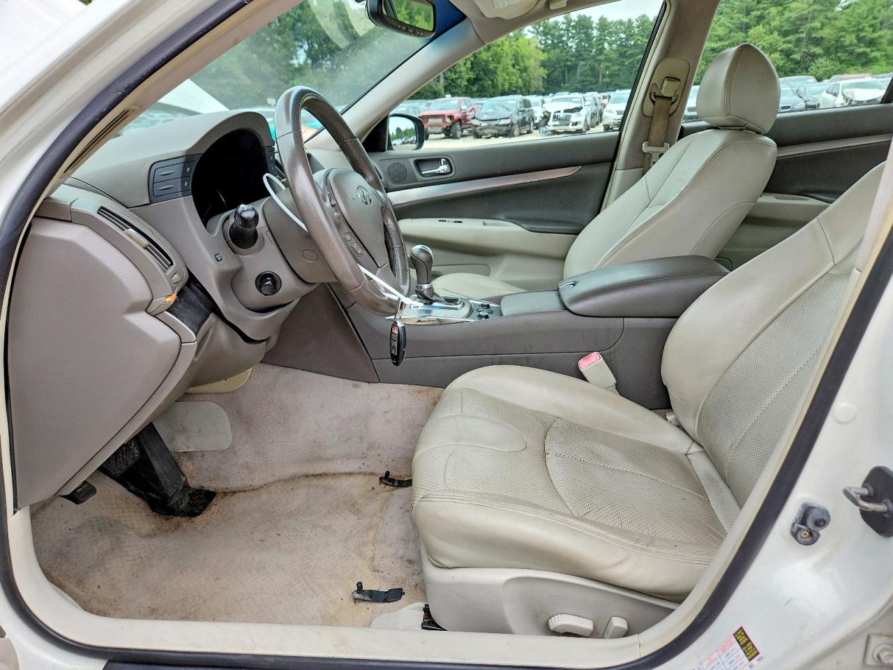 2010 Infiniti G37 Sedan X Белый vin: JN1CV6AR9AM453903