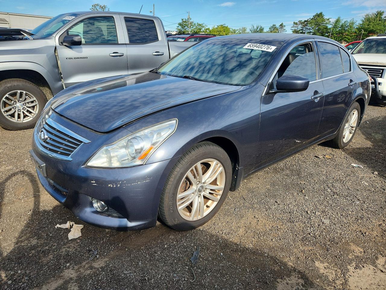 2011 Infiniti G37 Sedan X Blue vin: JN1CV6AR9BM350174