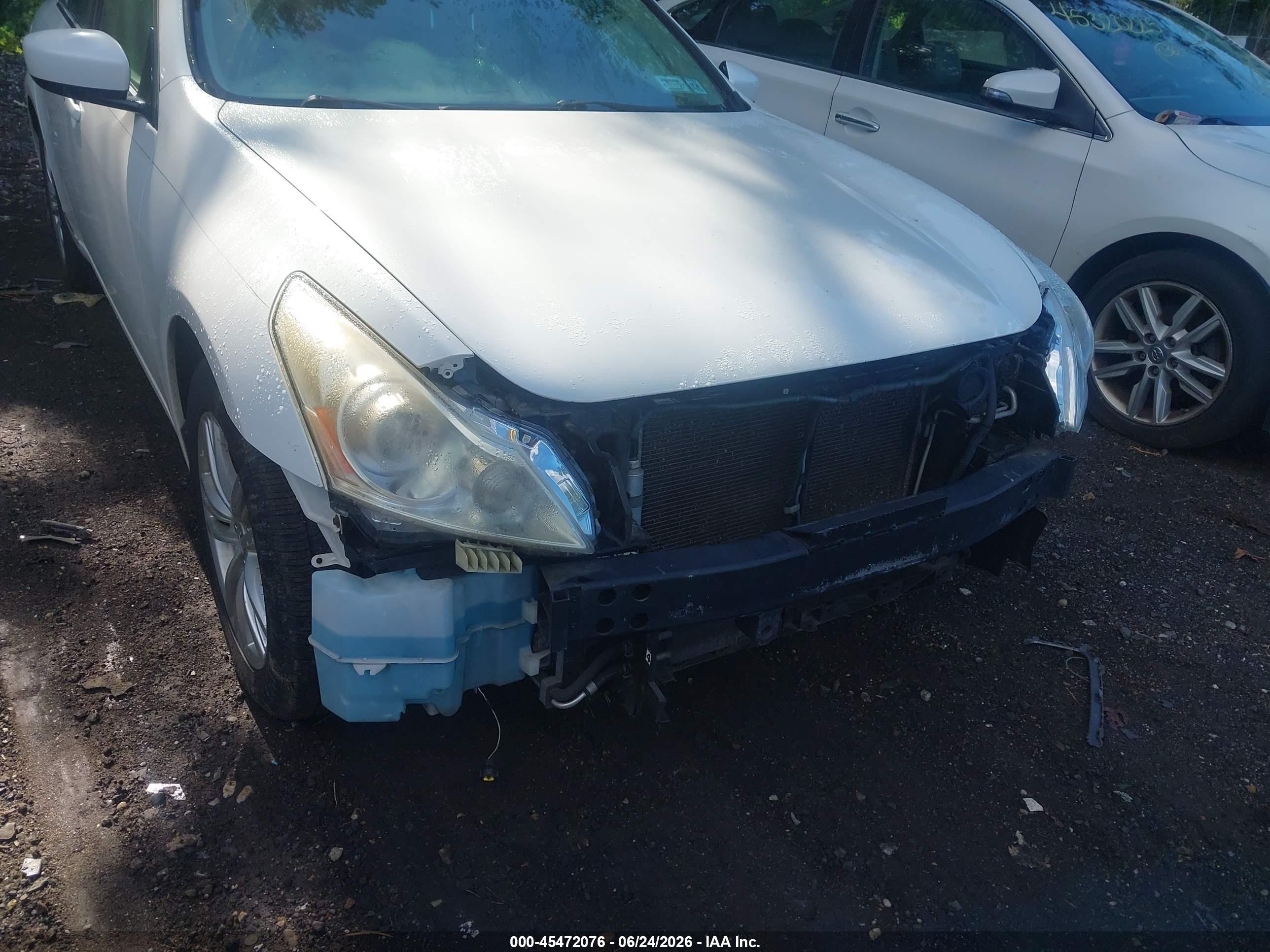 2011 Infiniti G37x   Белый vin: JN1CV6AR9BM350515