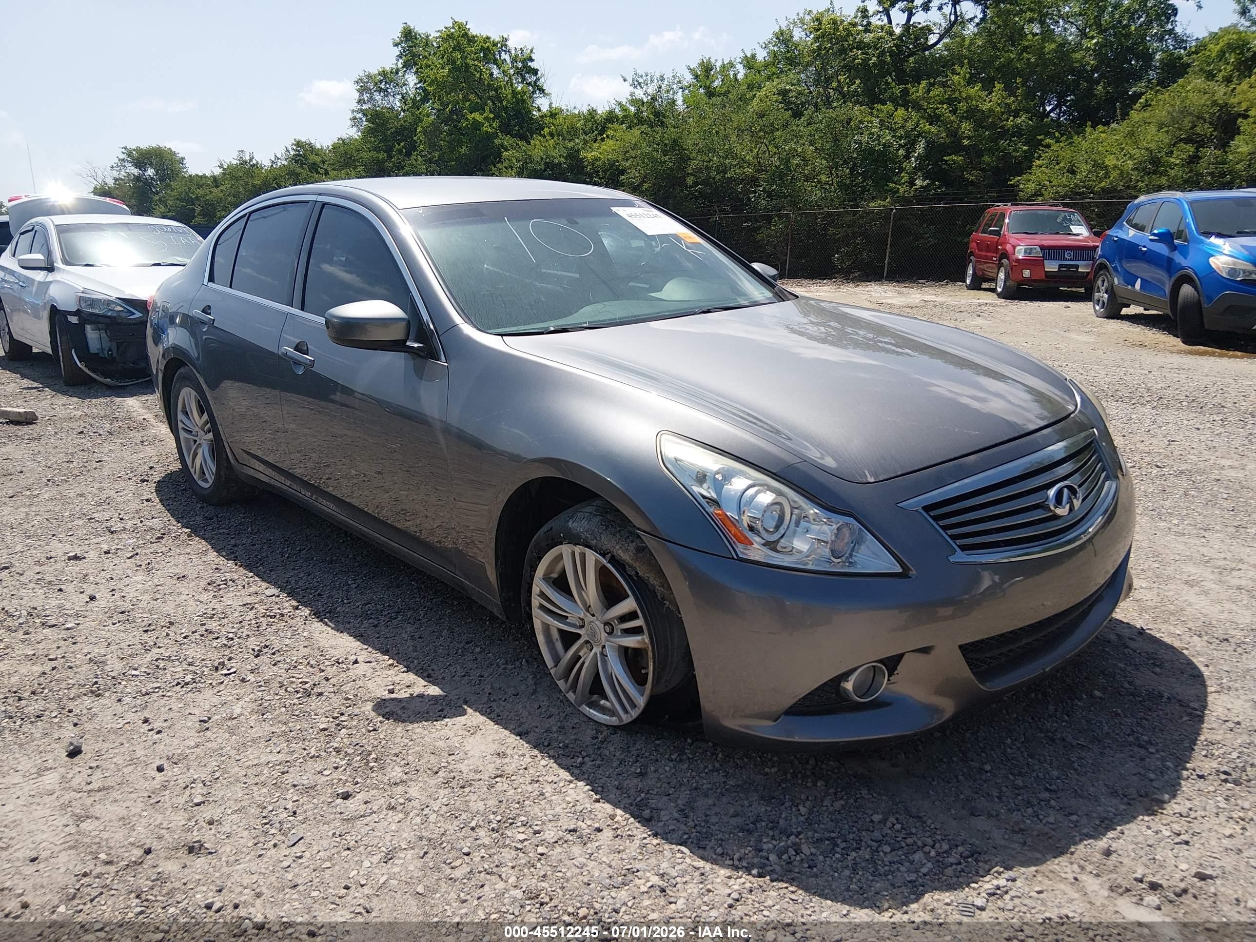 2011 Infiniti G37x   Gray vin: JN1CV6AR9BM403097