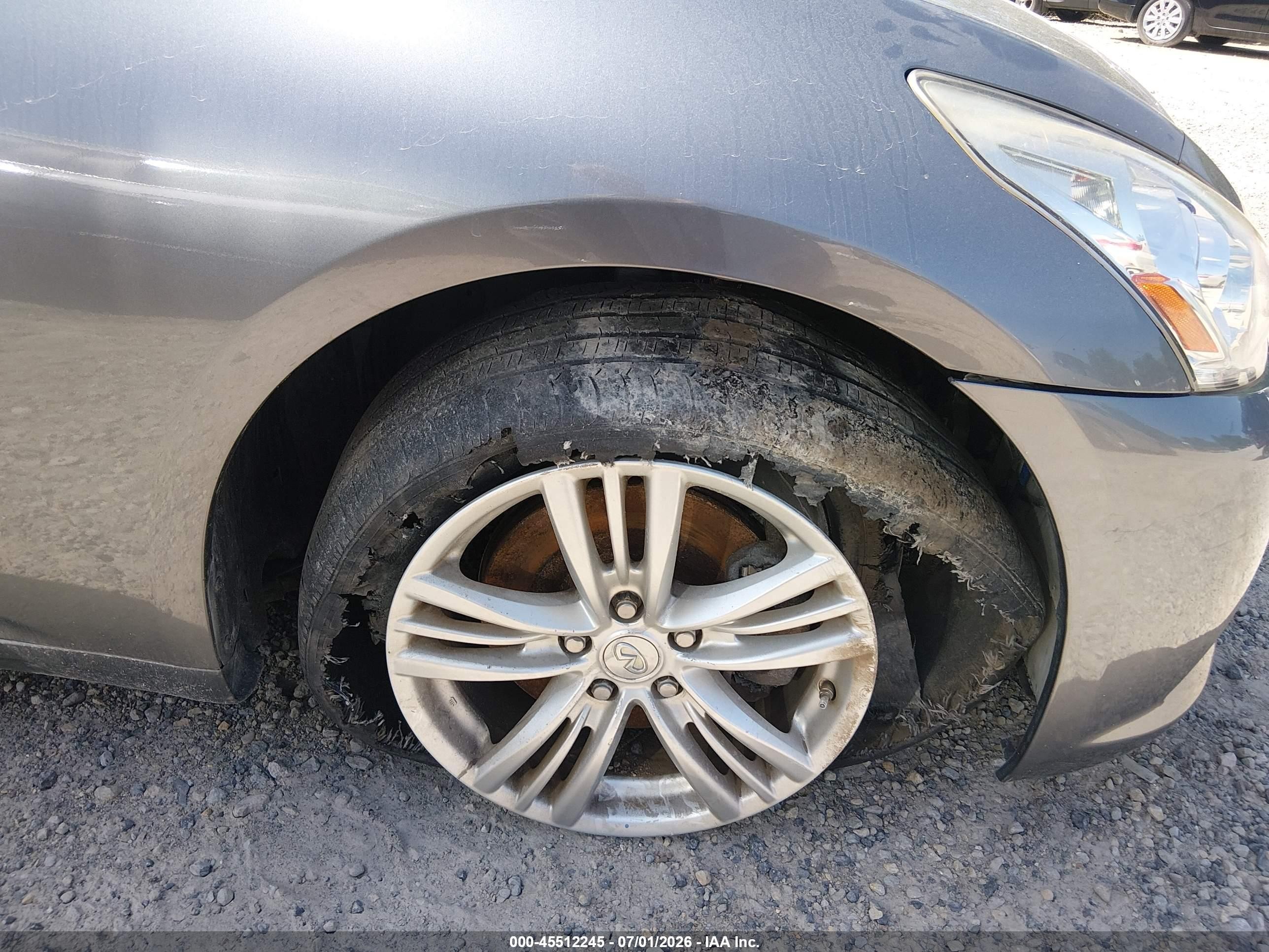 2011 Infiniti G37x   Gray vin: JN1CV6AR9BM403097