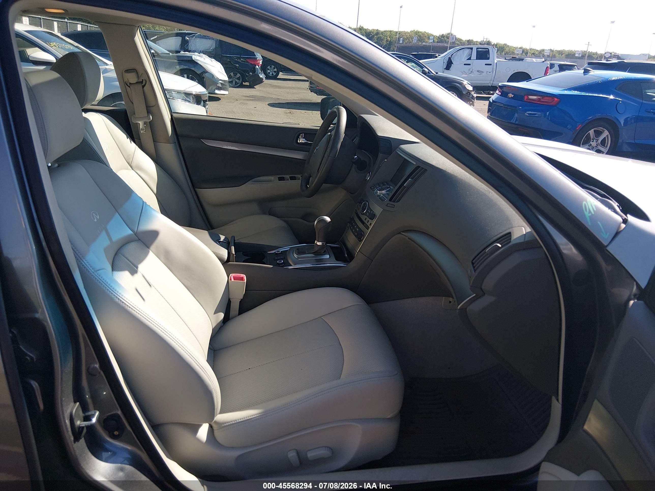 2011 Infiniti G37x   Gray vin: JN1CV6AR9BM407179