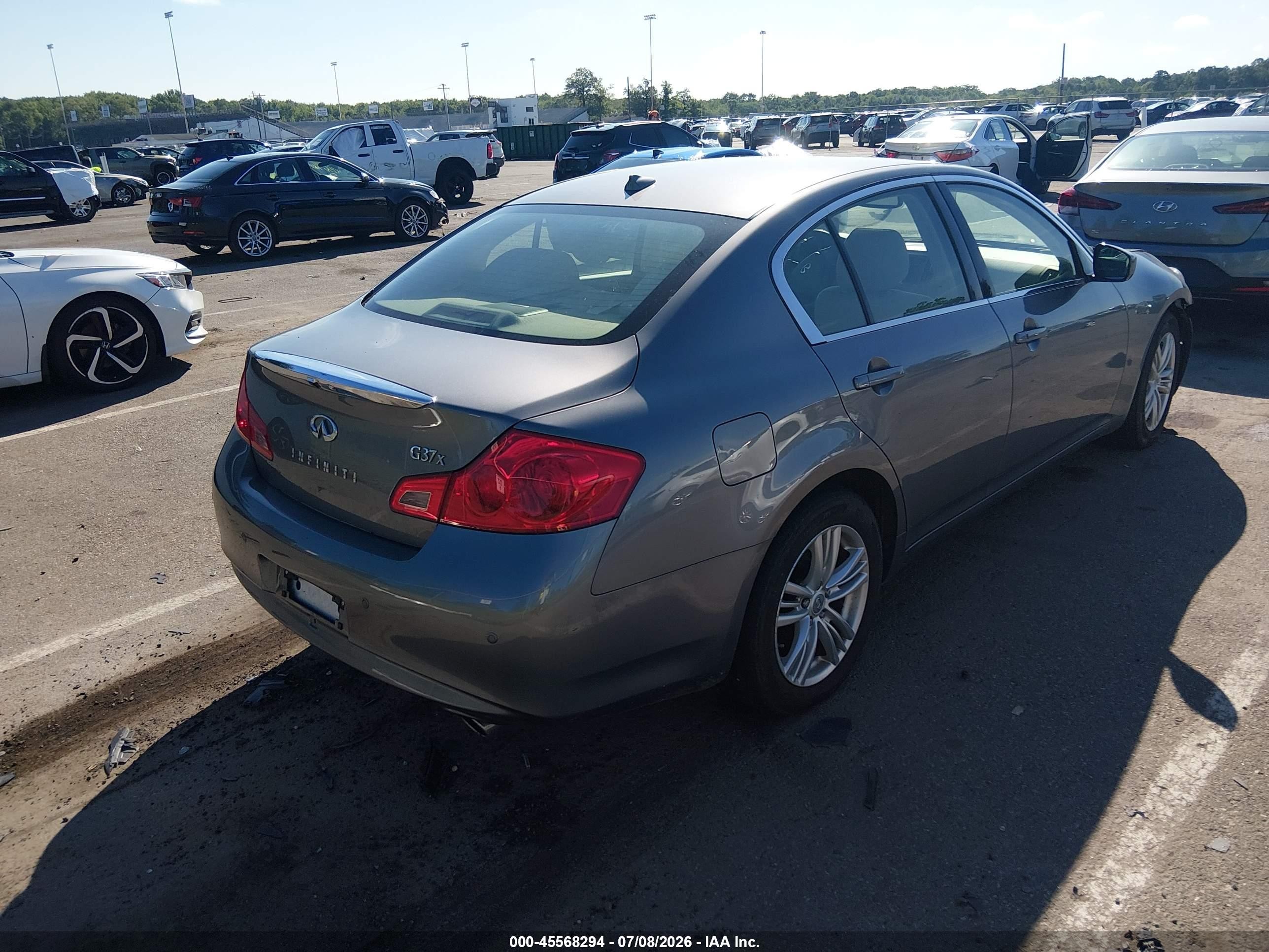 2011 Infiniti G37x   Gray vin: JN1CV6AR9BM407179