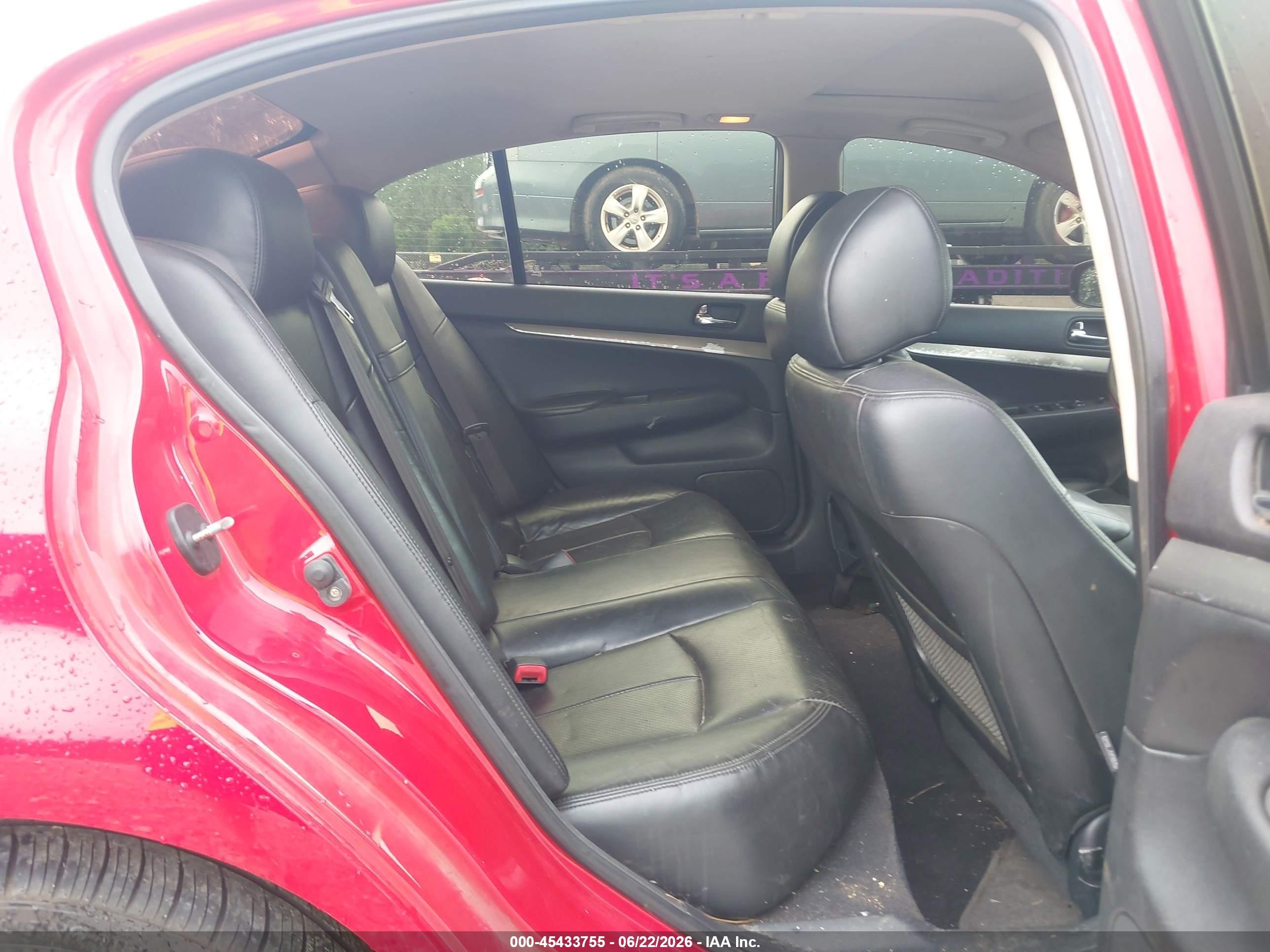 2011 Infiniti G37x   Red vin: JN1CV6AR9BM407702