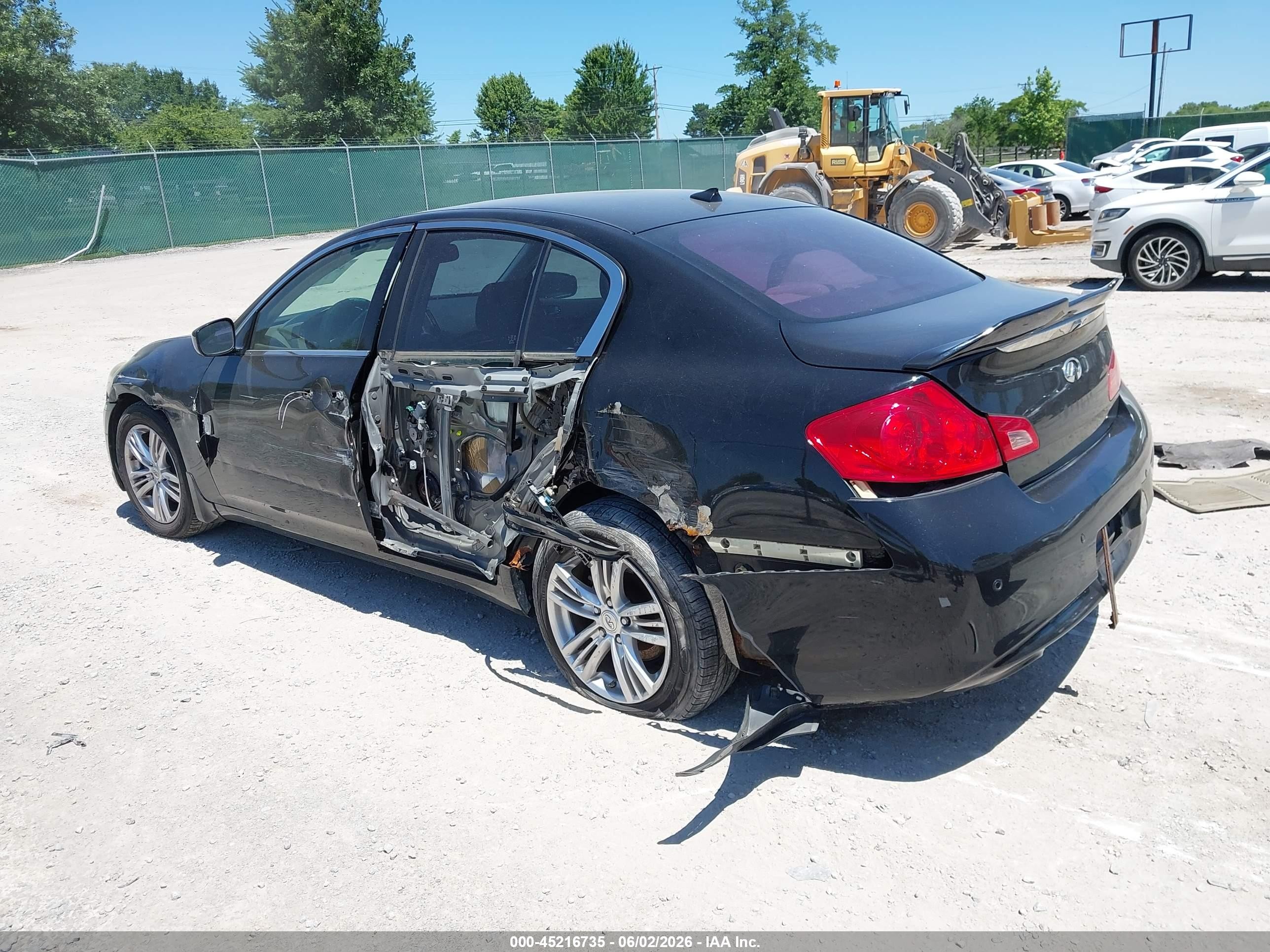 2011 Infiniti G37x   Black vin: JN1CV6AR9BM411796